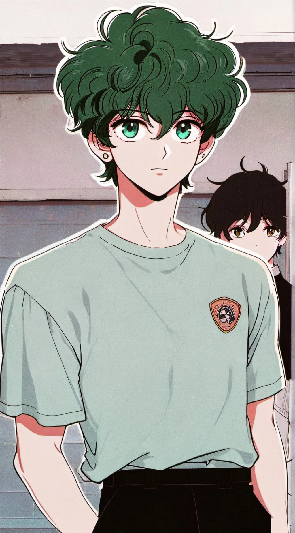 ai character: deku! background