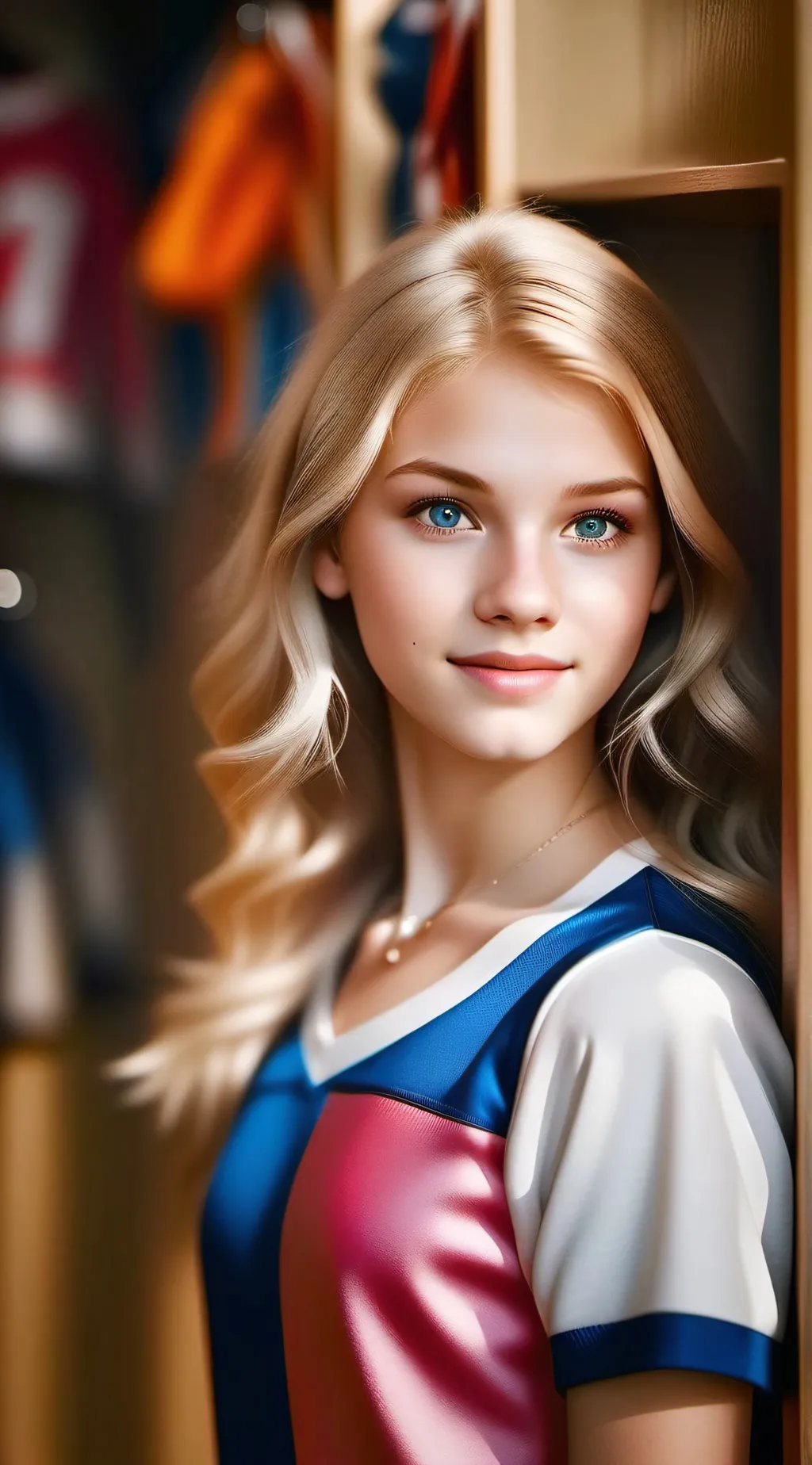 ai character: Lilac background