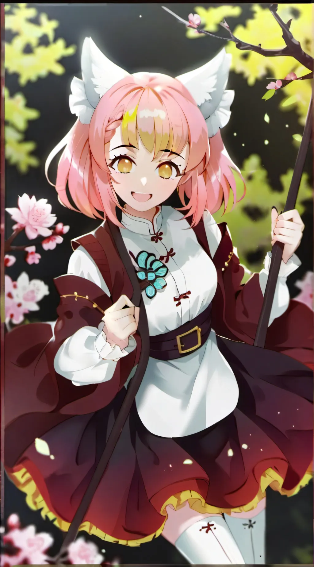 ai character: demon slayer  background