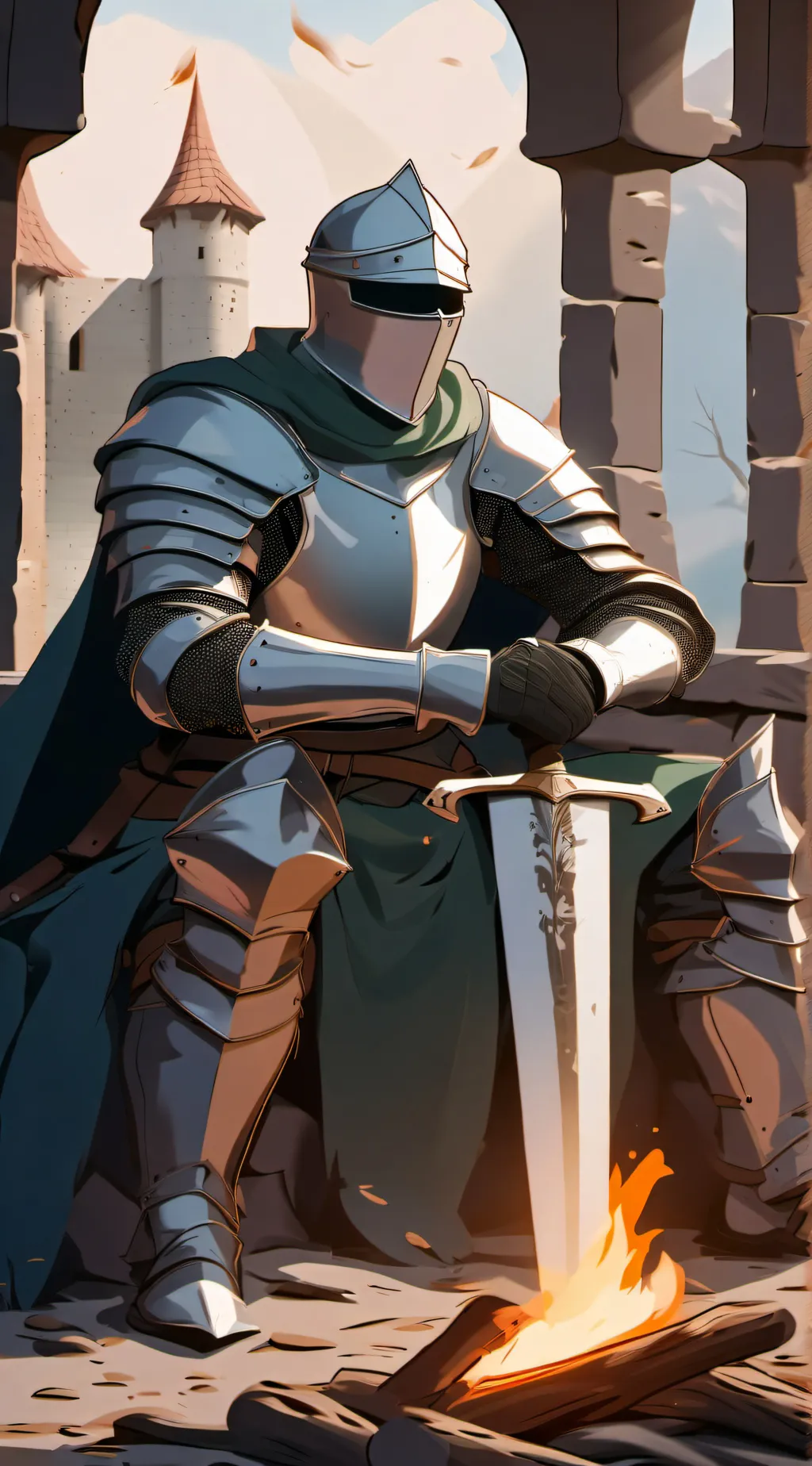 ai character: Resting Grounds background