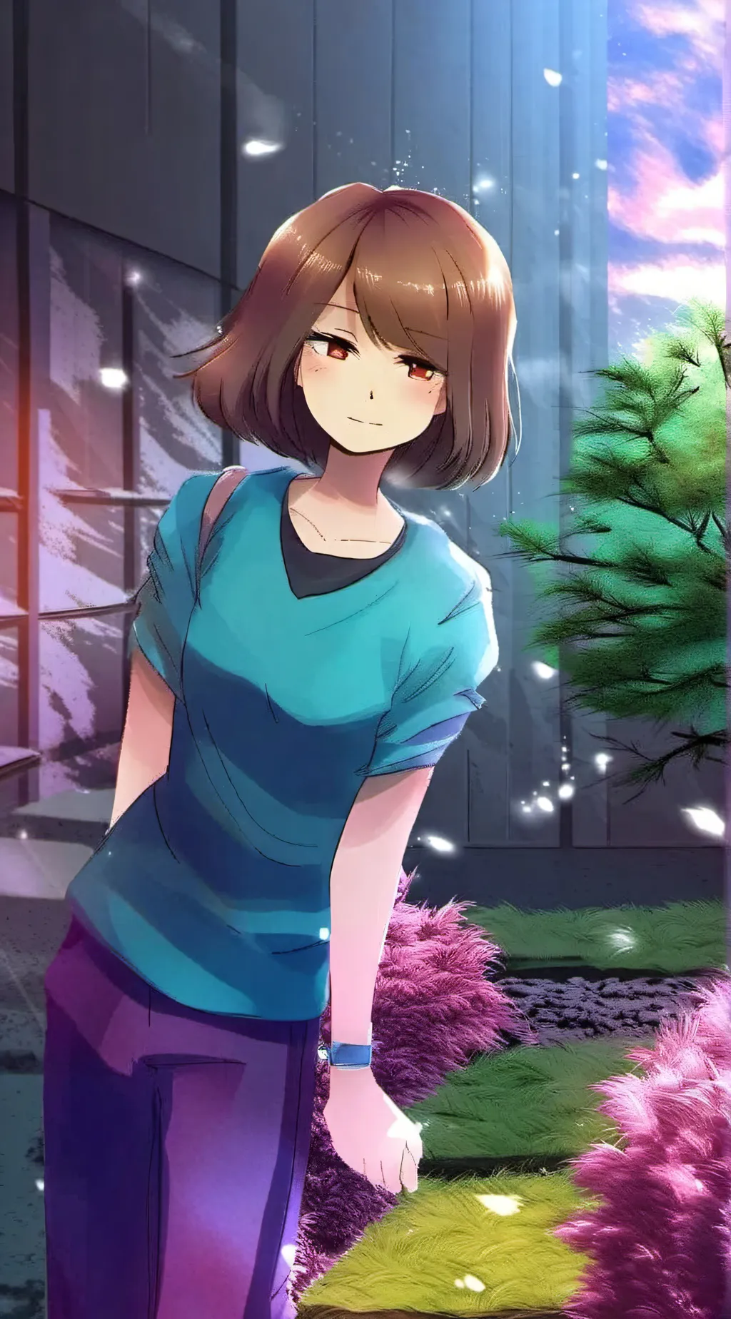 ai character: Frisk background