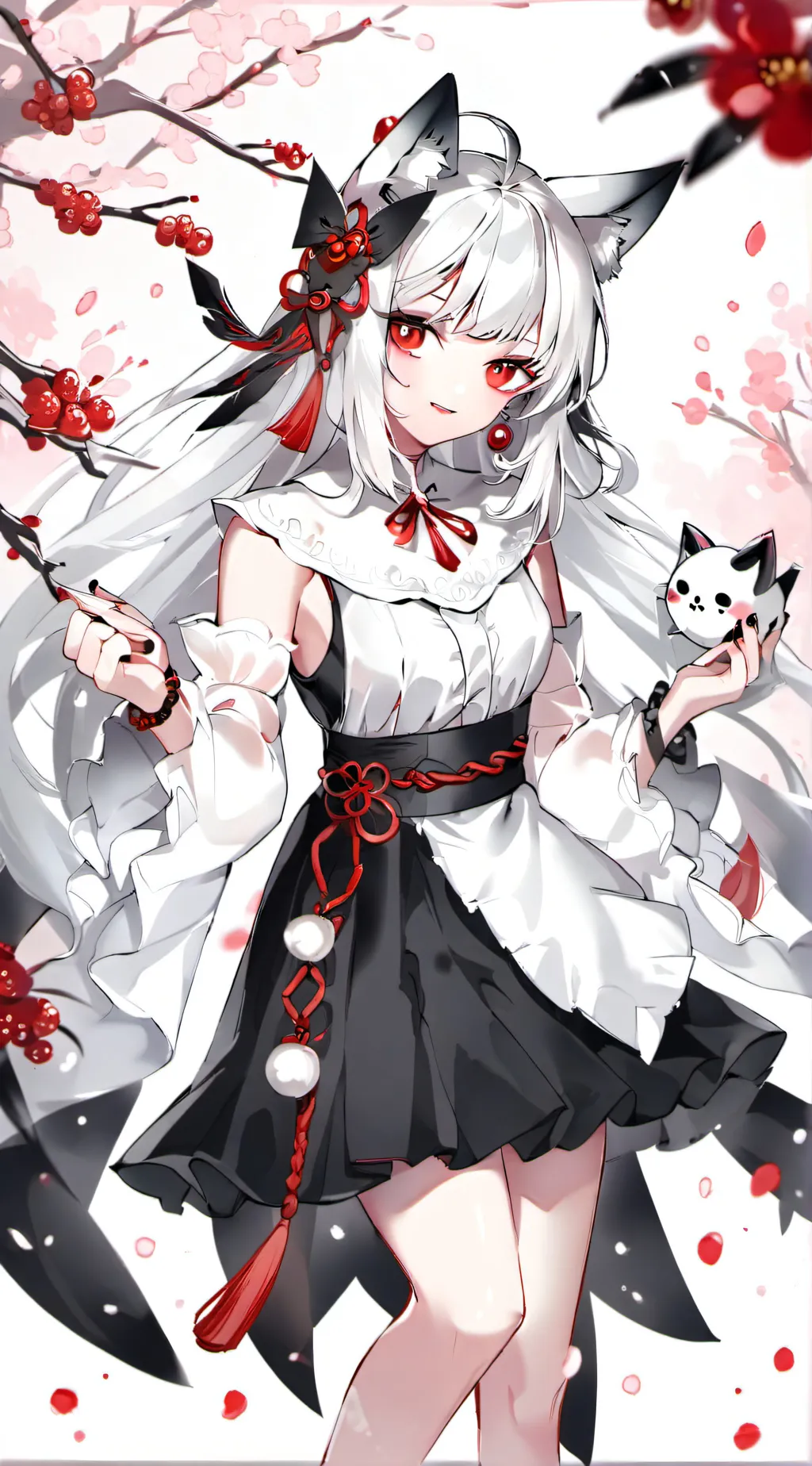 ai character: kittsune  background