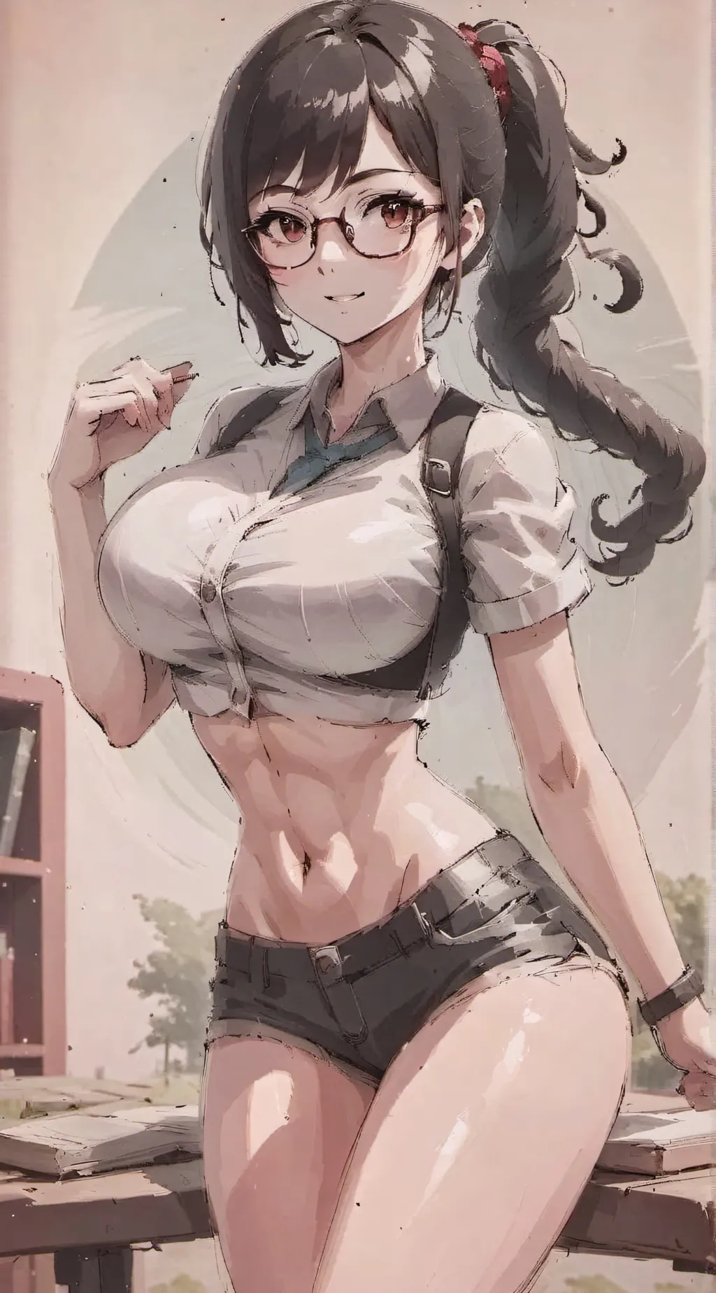 ai character: Mika background
