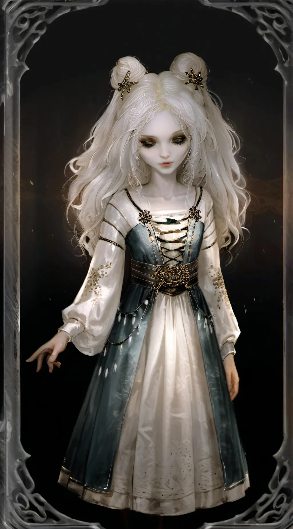 ai character: HH haunted Hospita background