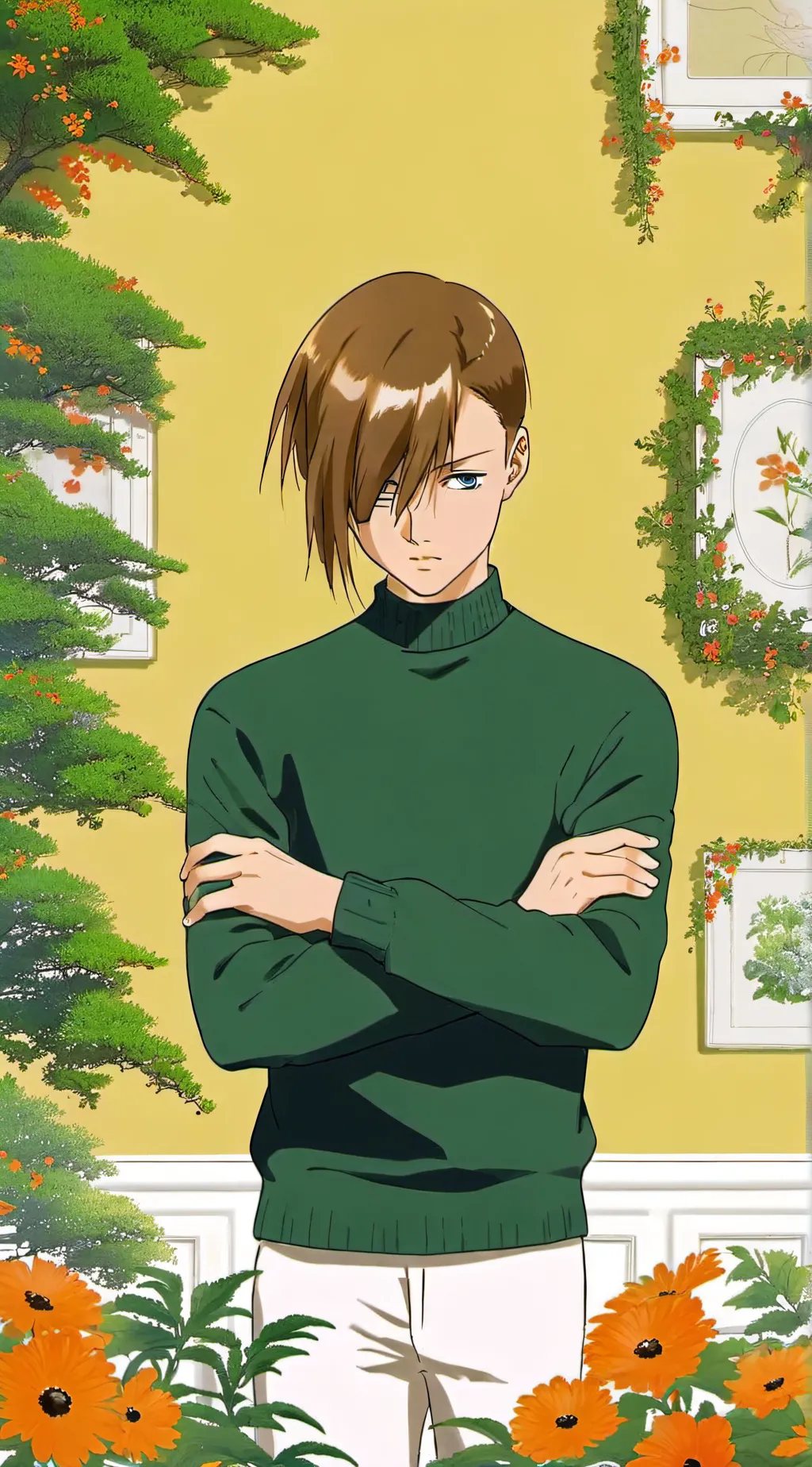 ai character: Trowa Barton background