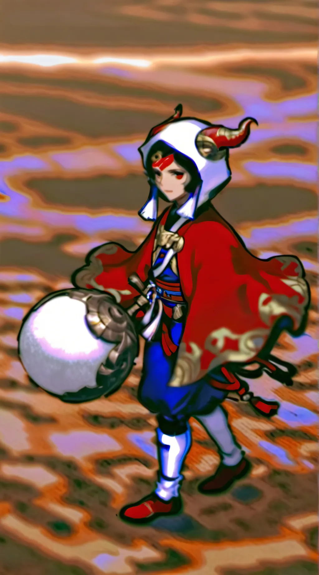 ai character: Mugman background