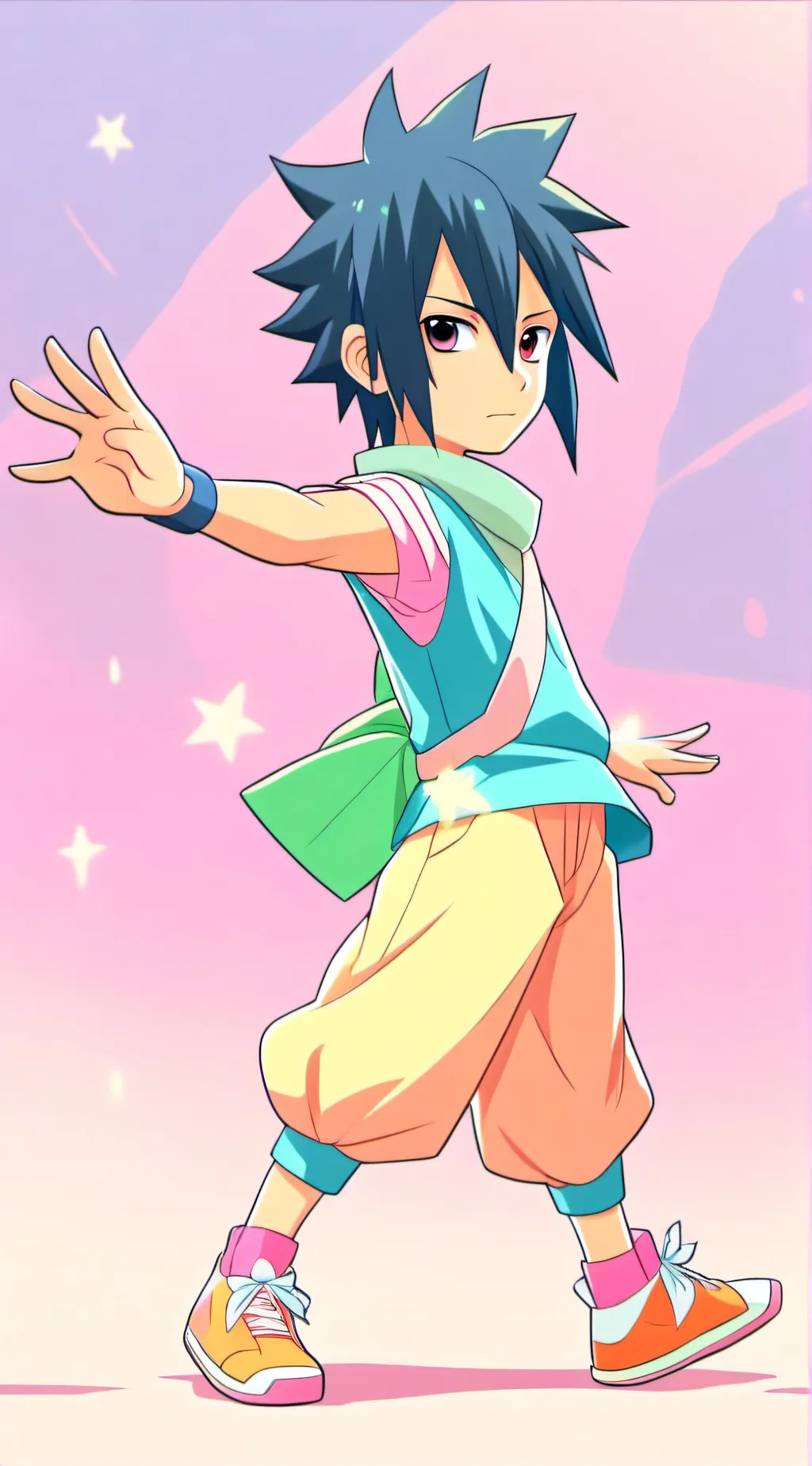 ai character: Sasuke Uchiha  background