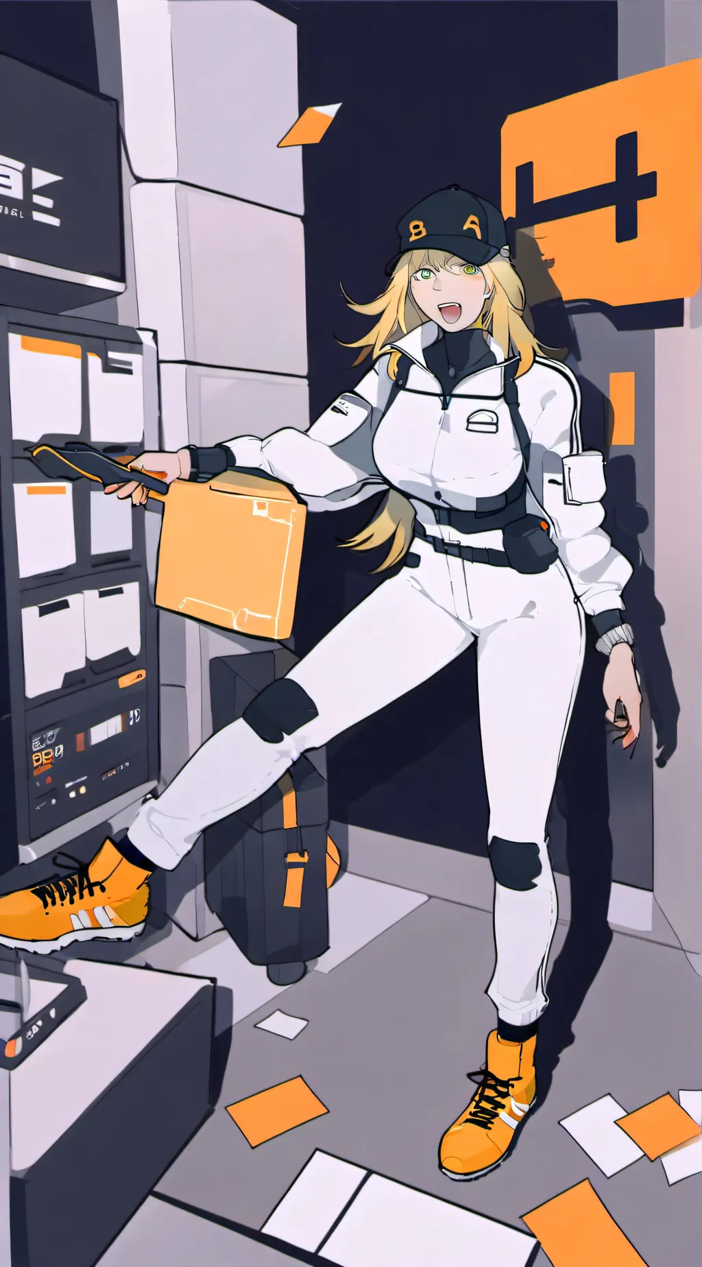 ai character: gassy women🤮🤮 background