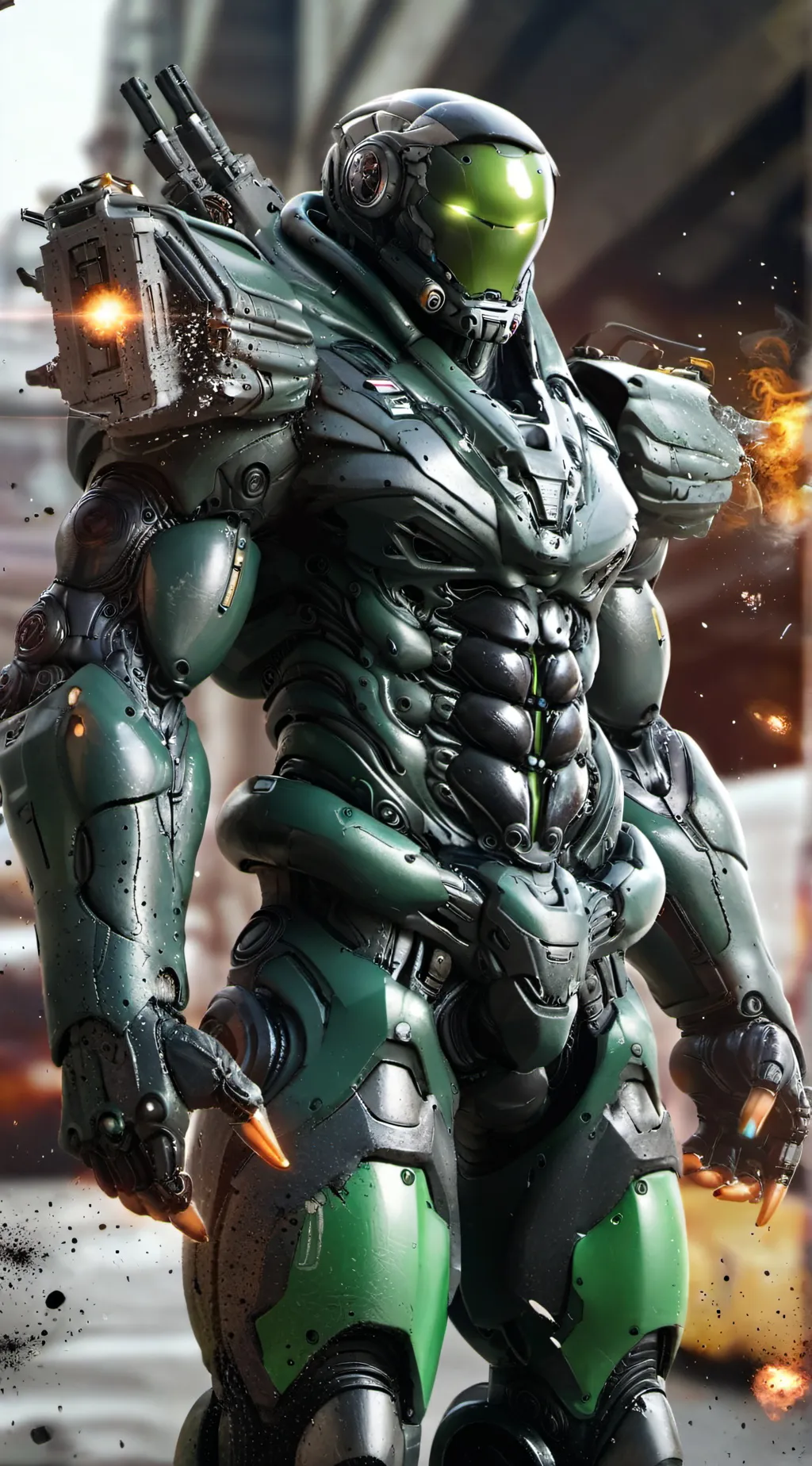 ai character: Eradicator MK II background