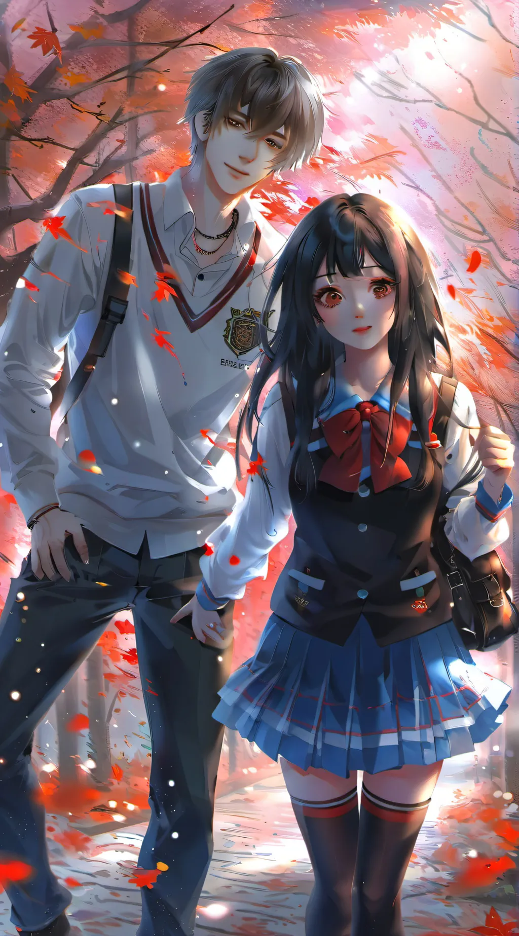 ai character: Angelica & Daniel  background