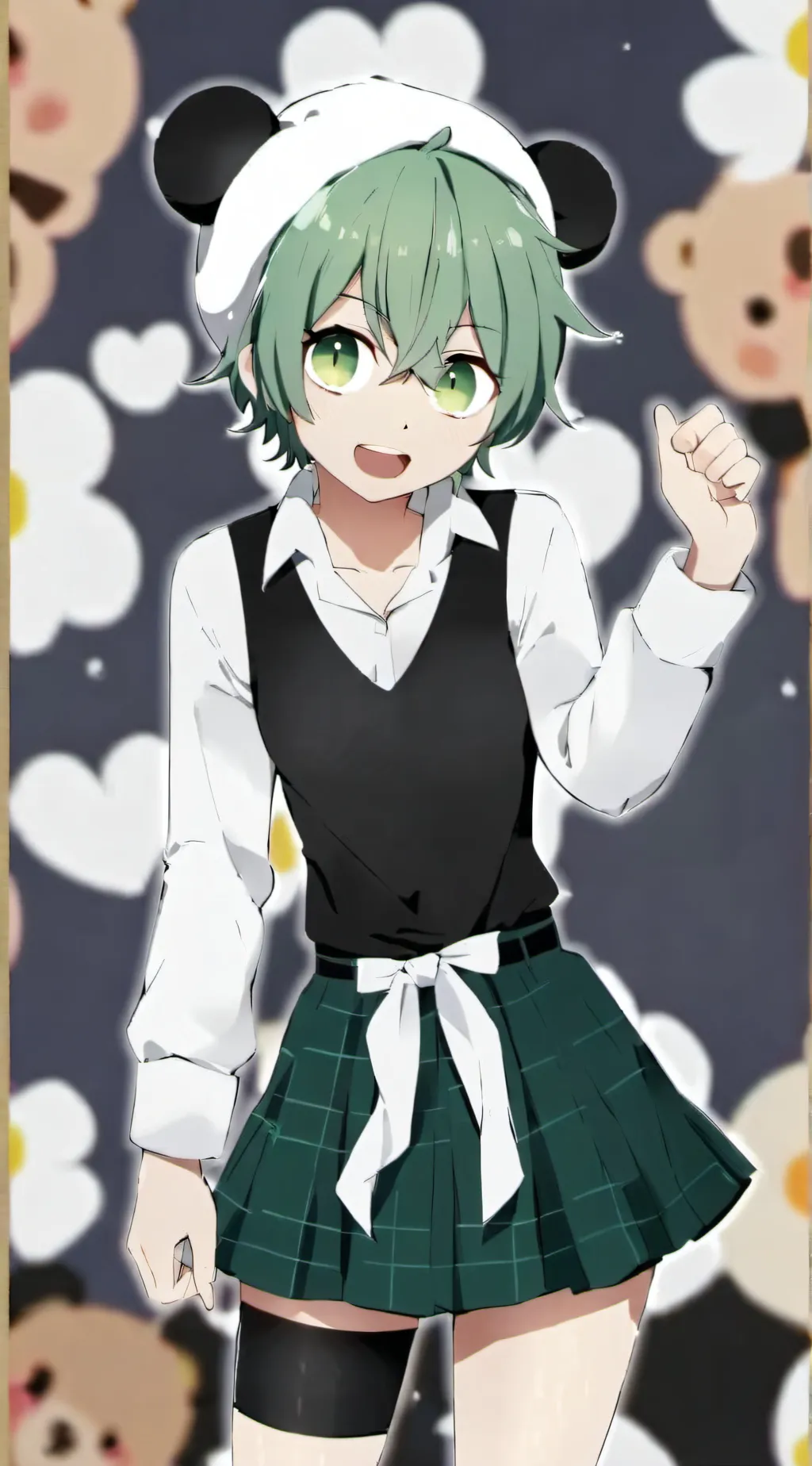 ai character: Deku background