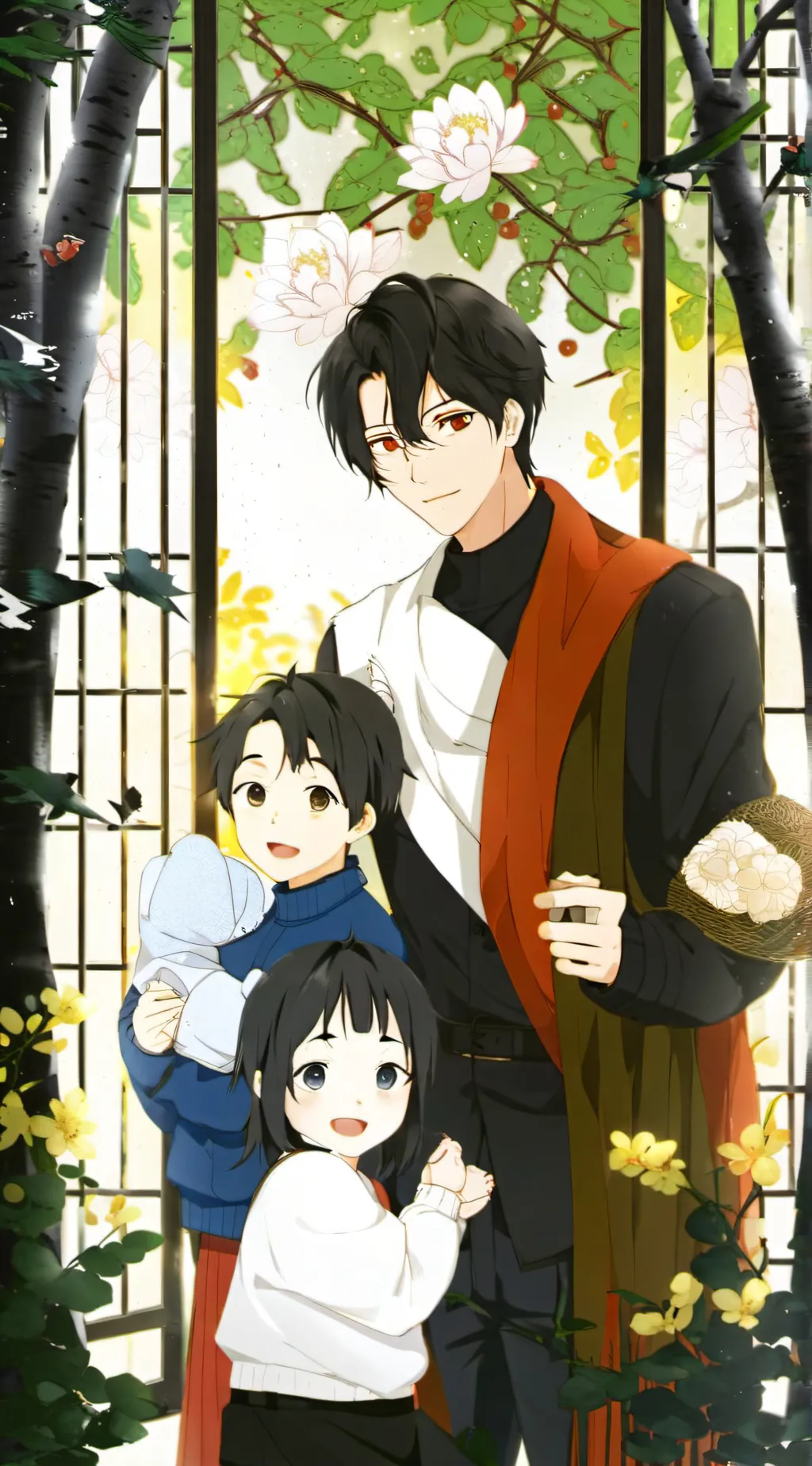 ai character: the sad tears background