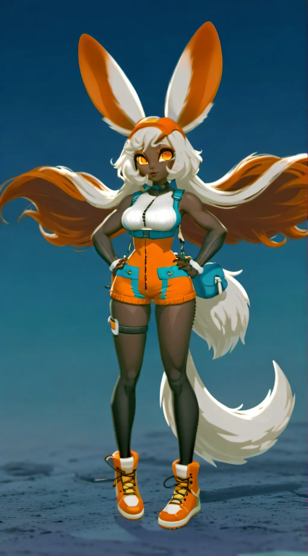 ai character: ~•LoBunny•~ background
