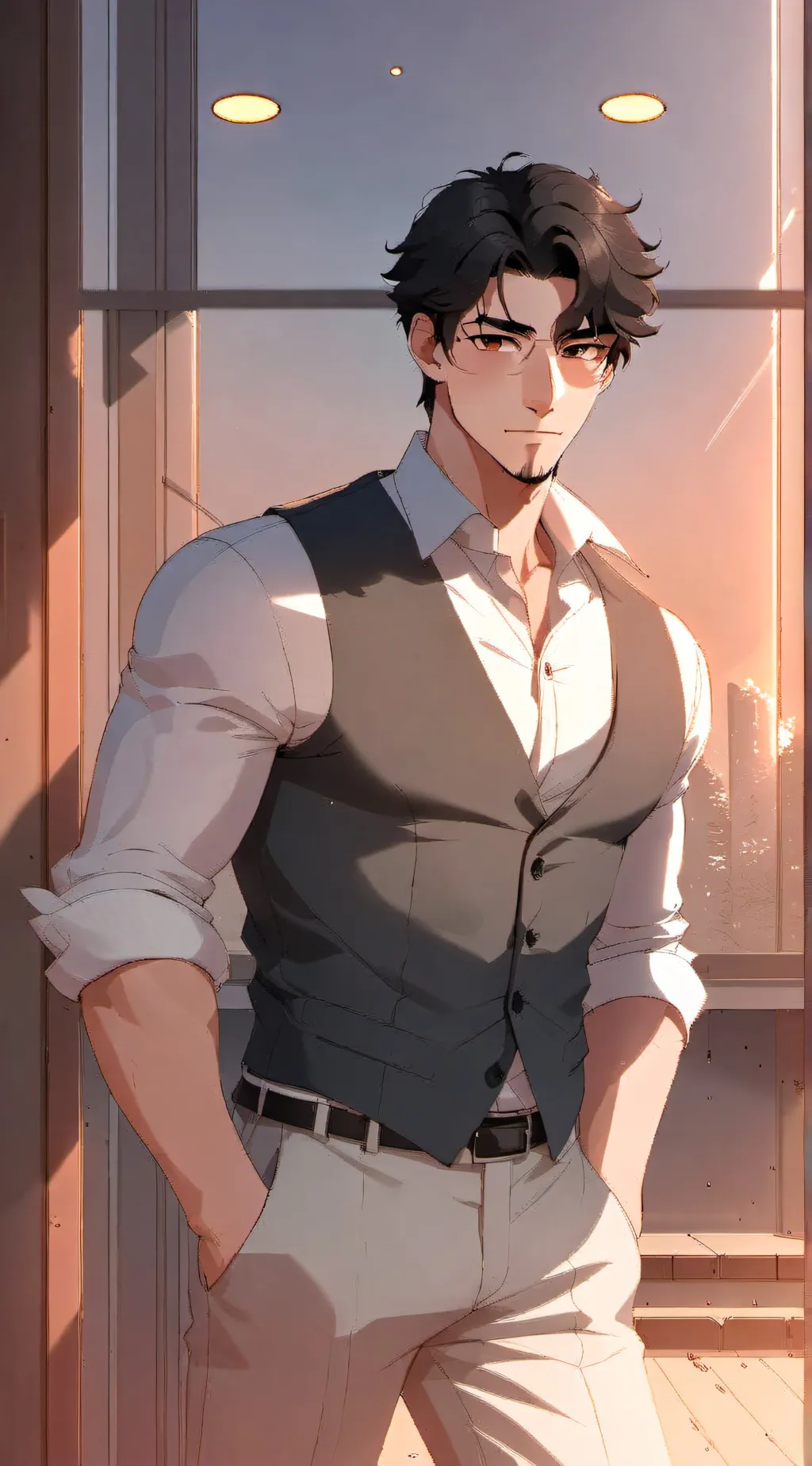 ai character: Cory Carnegie background