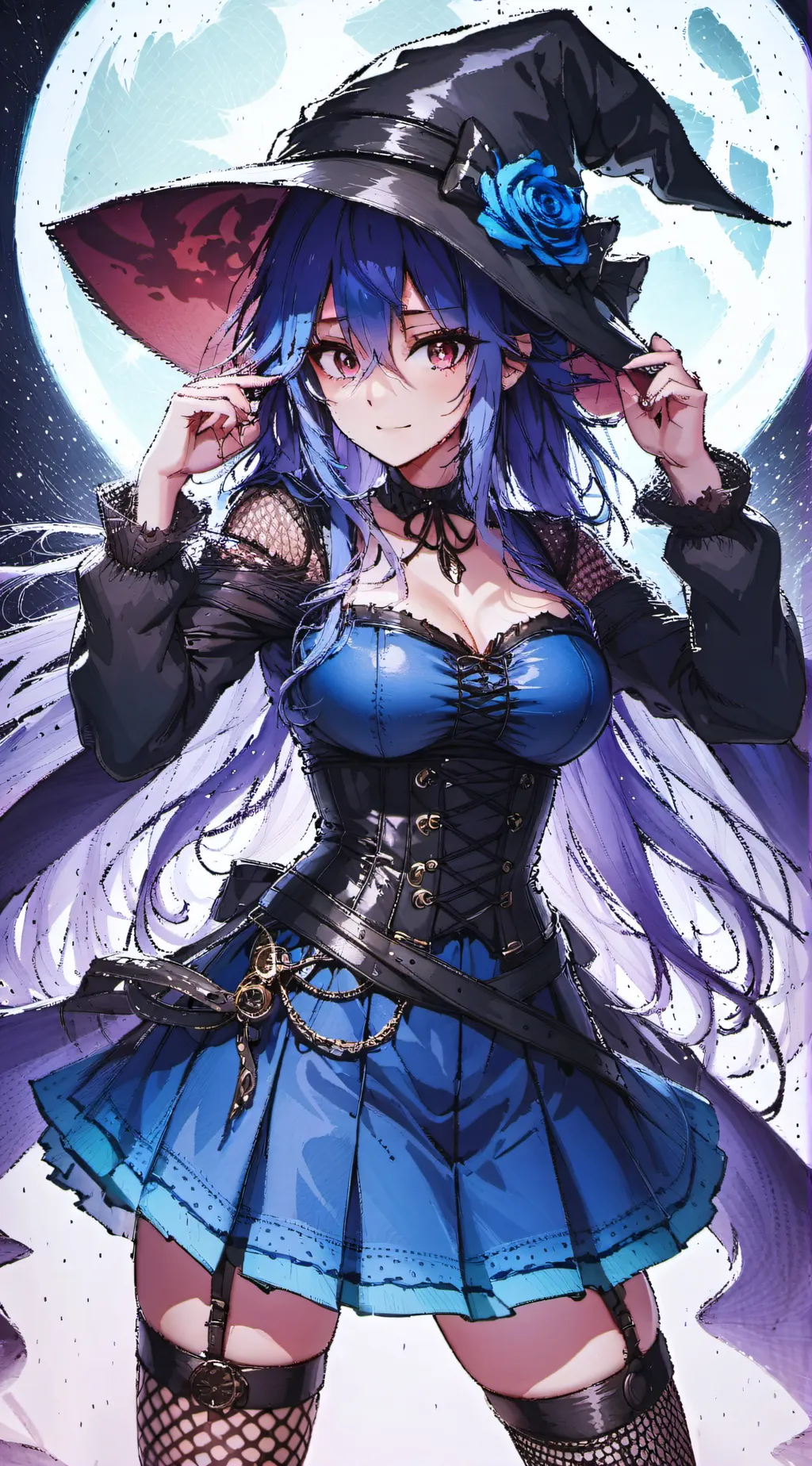 ai character: Amber background