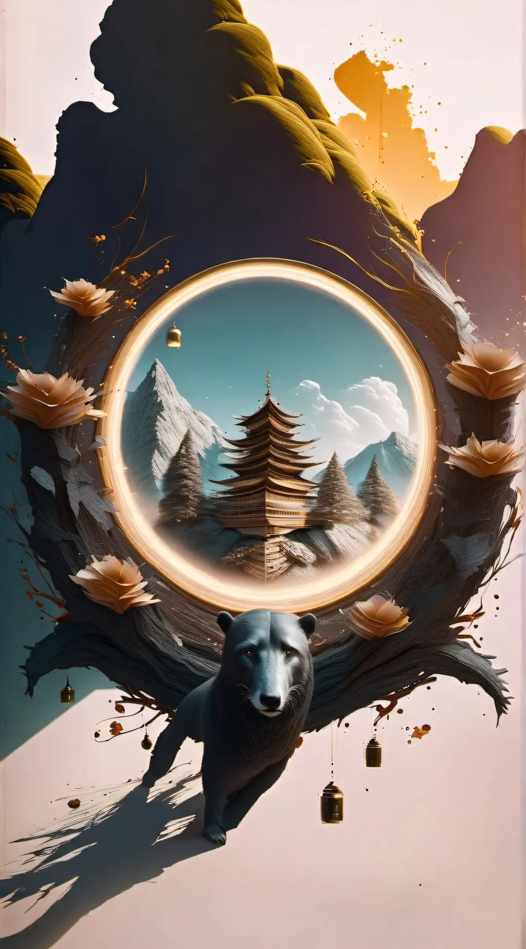 ai character: Rose background