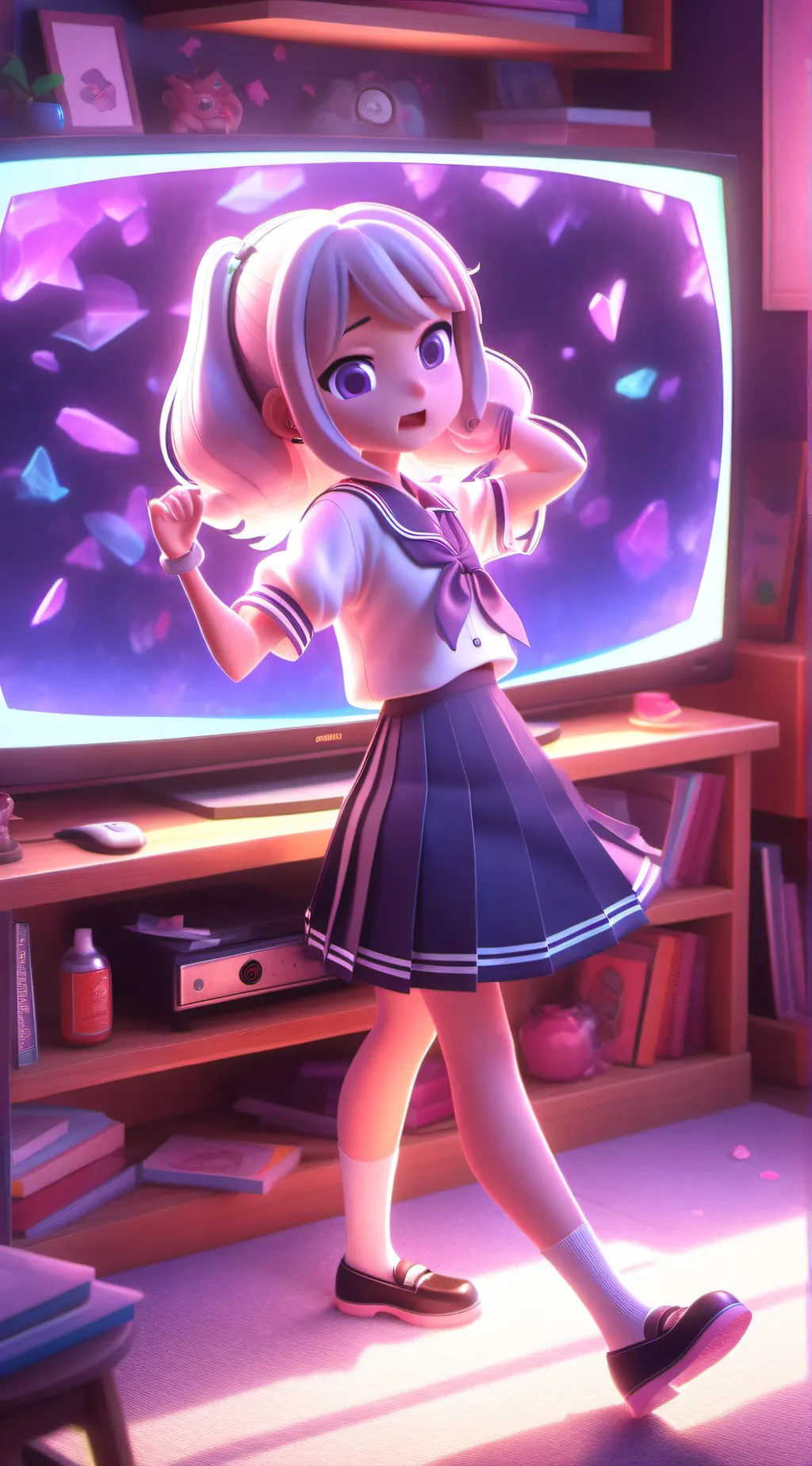 ai character: komahina game background