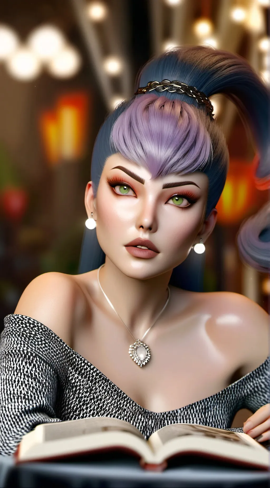 ai character: Evelynn background