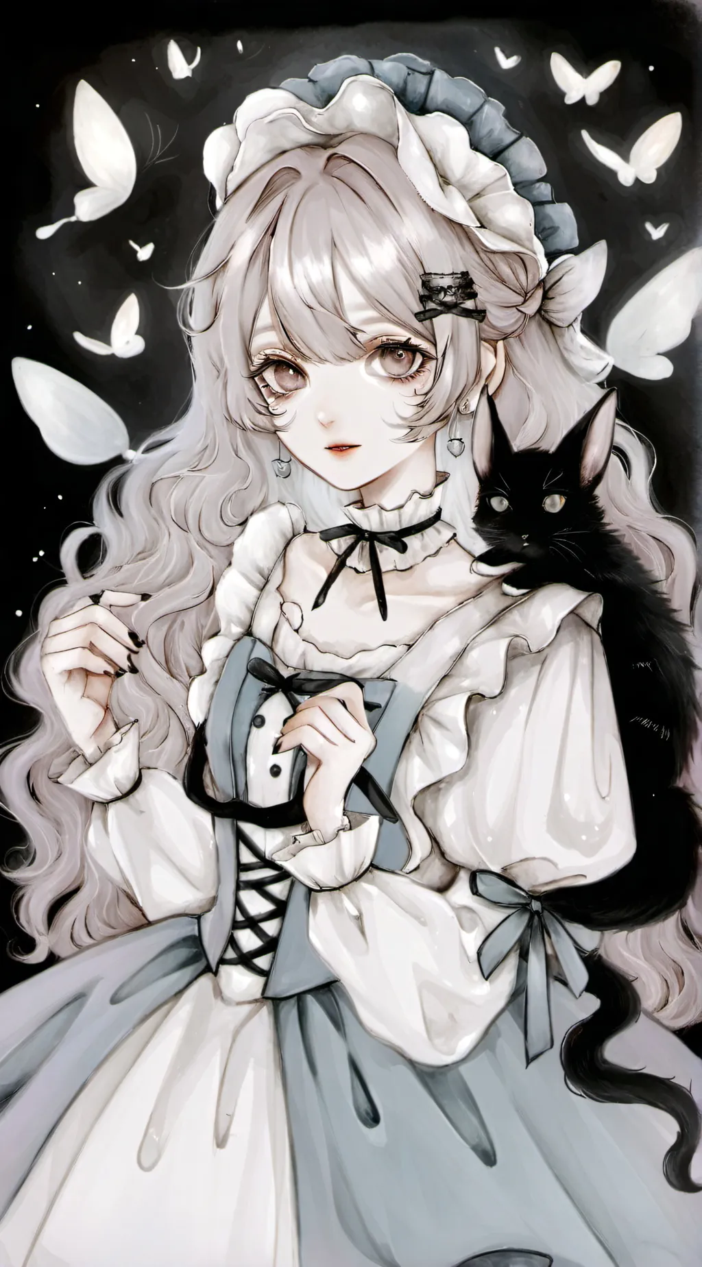 ai character: Rose background
