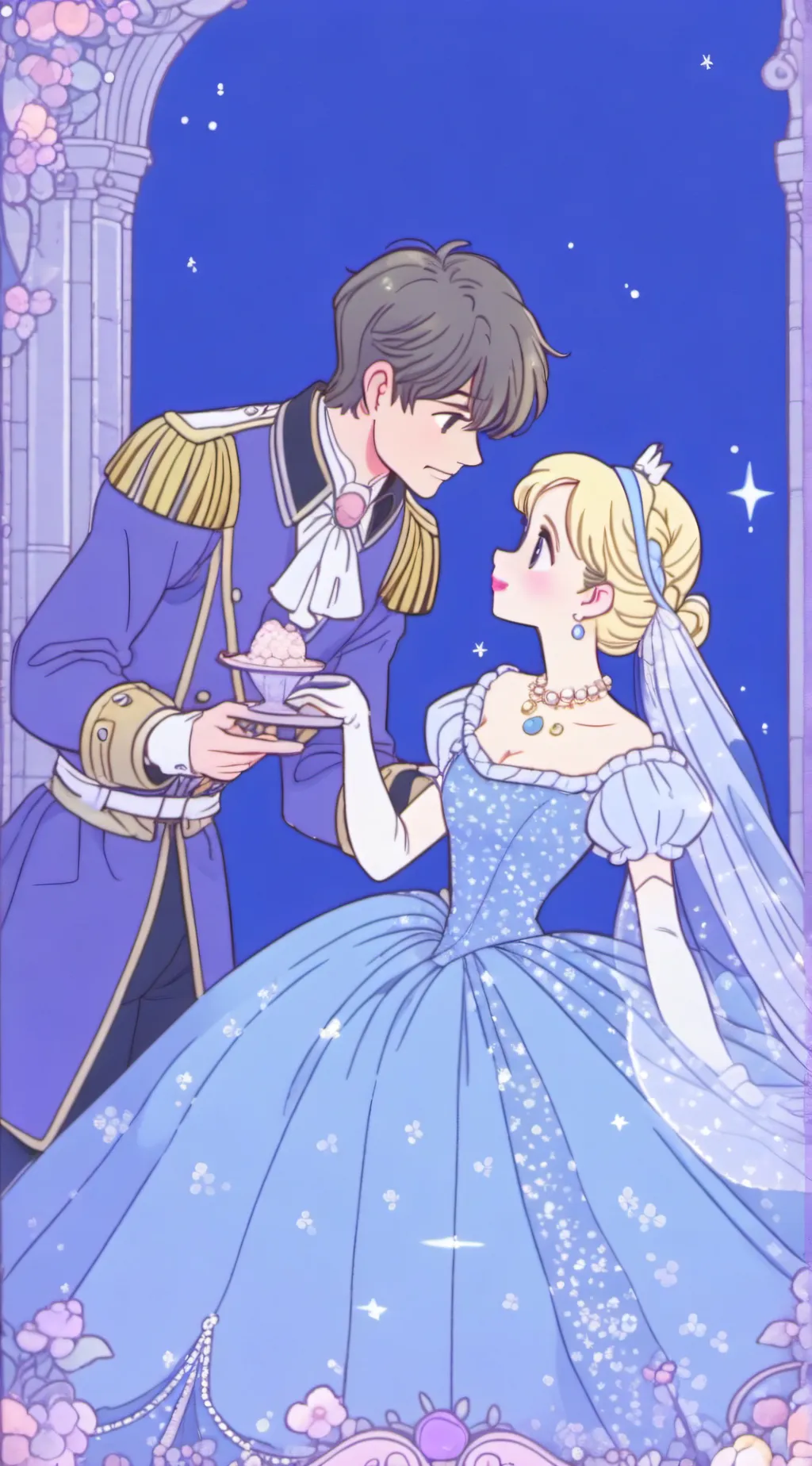 ai character: Cinderella background