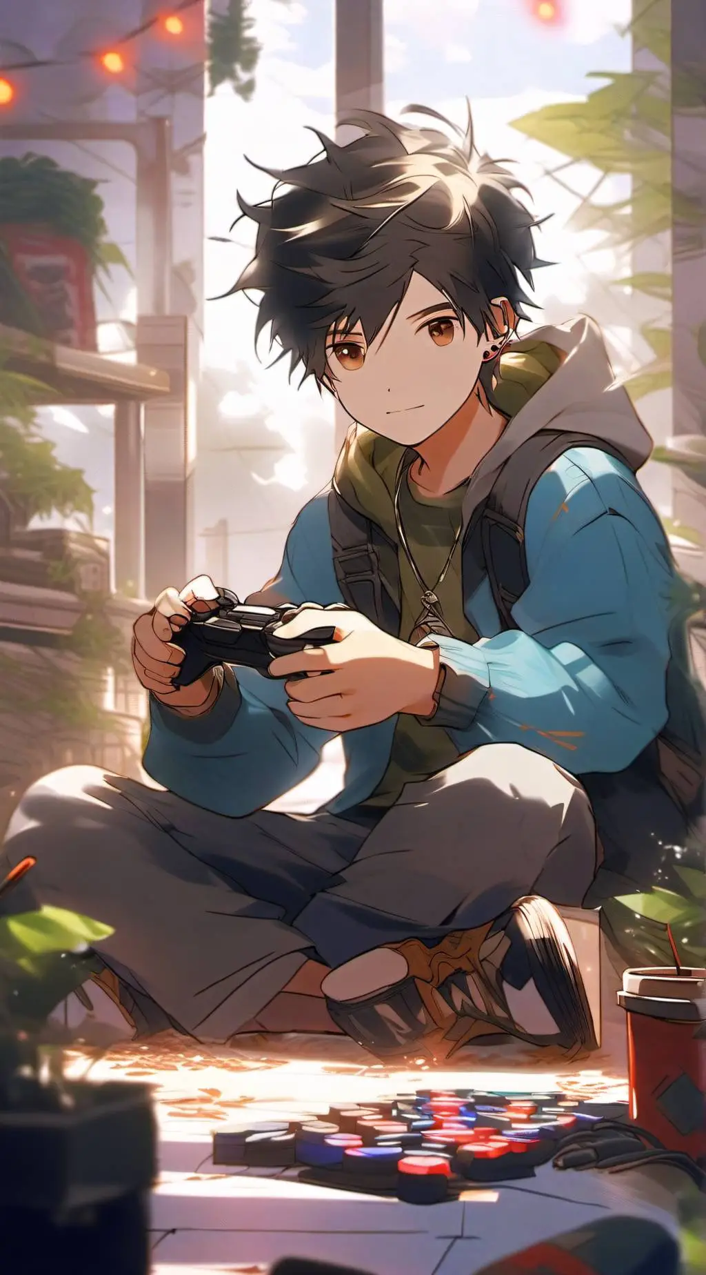 ai character: Justin background