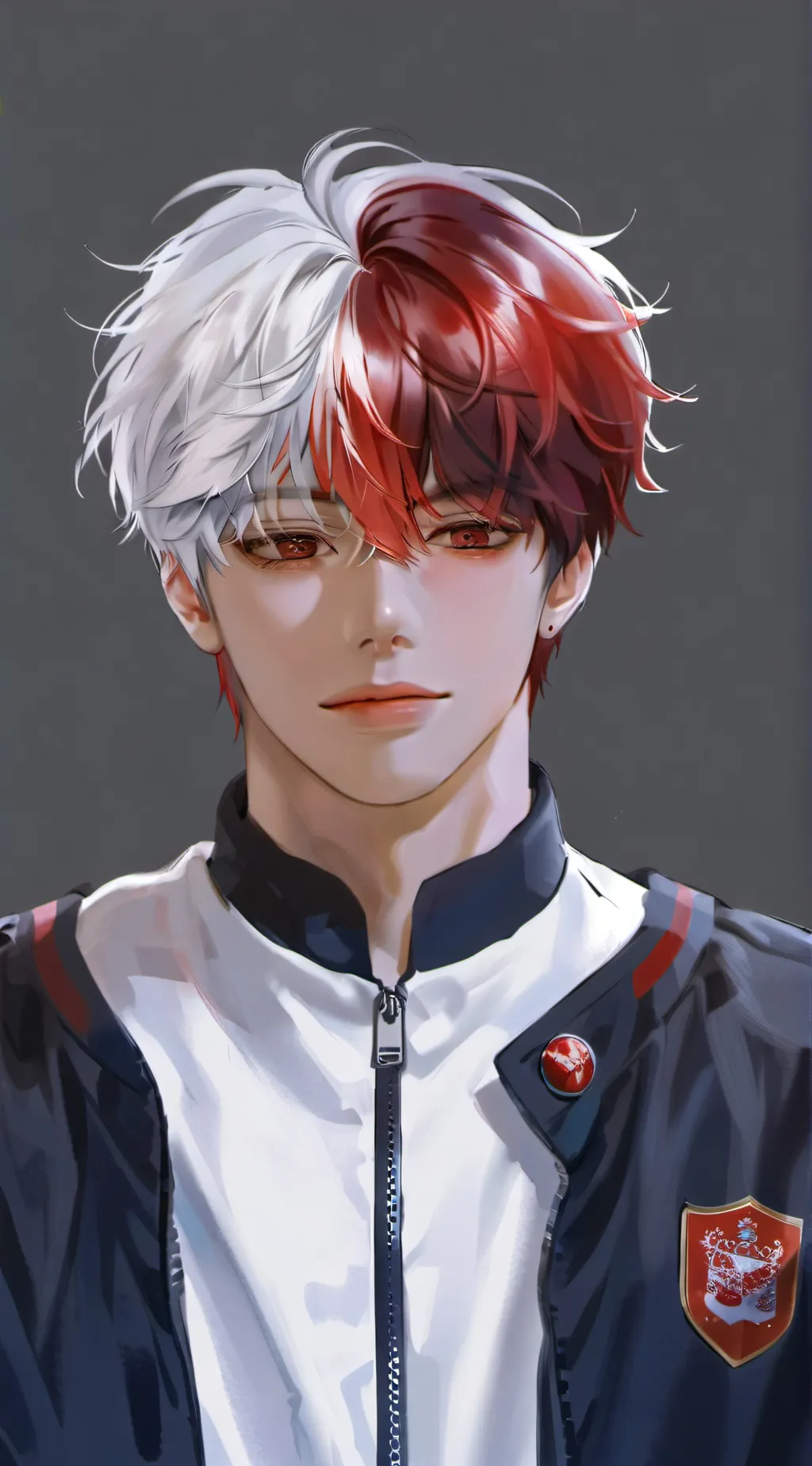 ai character: Shoto Todoroki  background