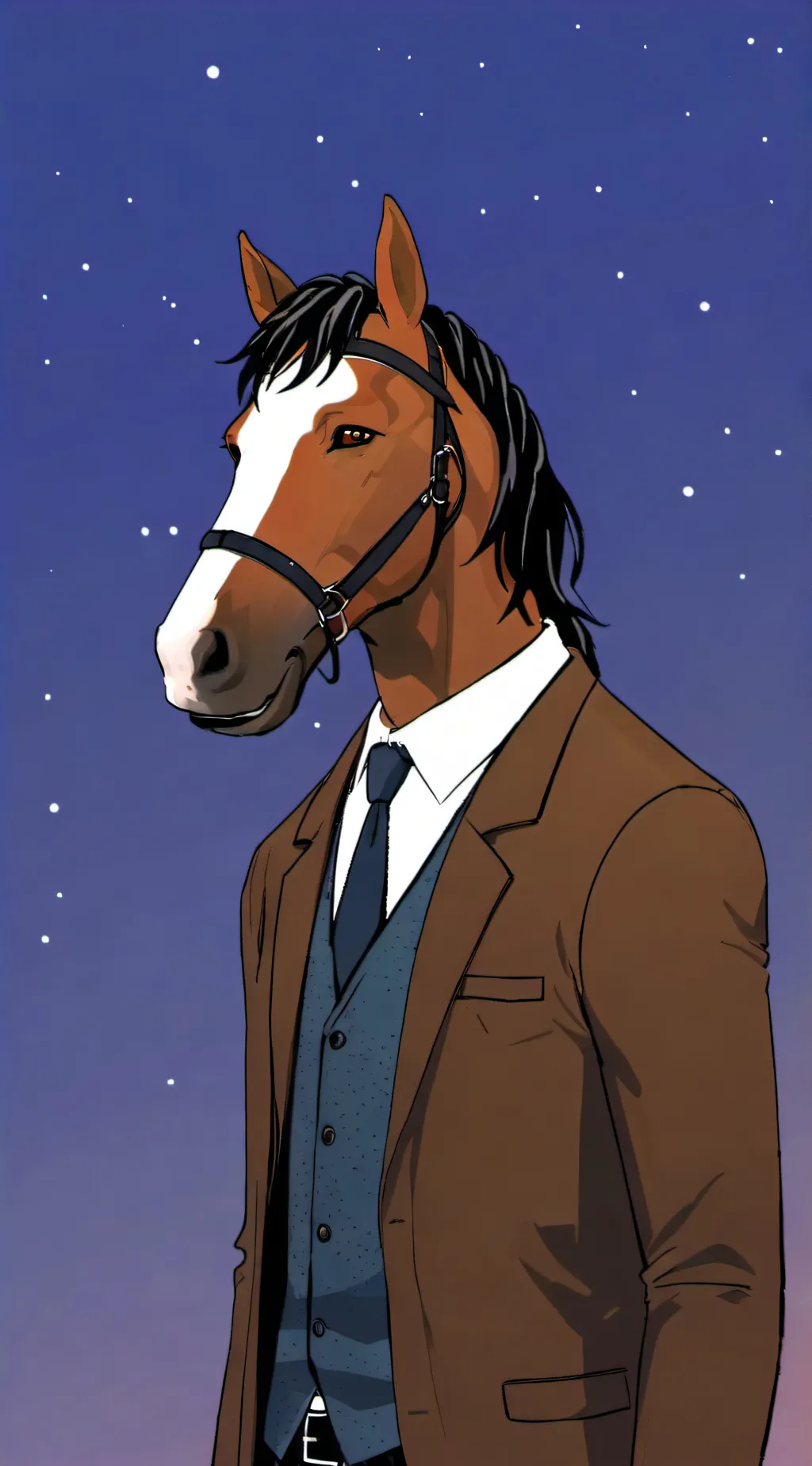 ai character: BoJack background