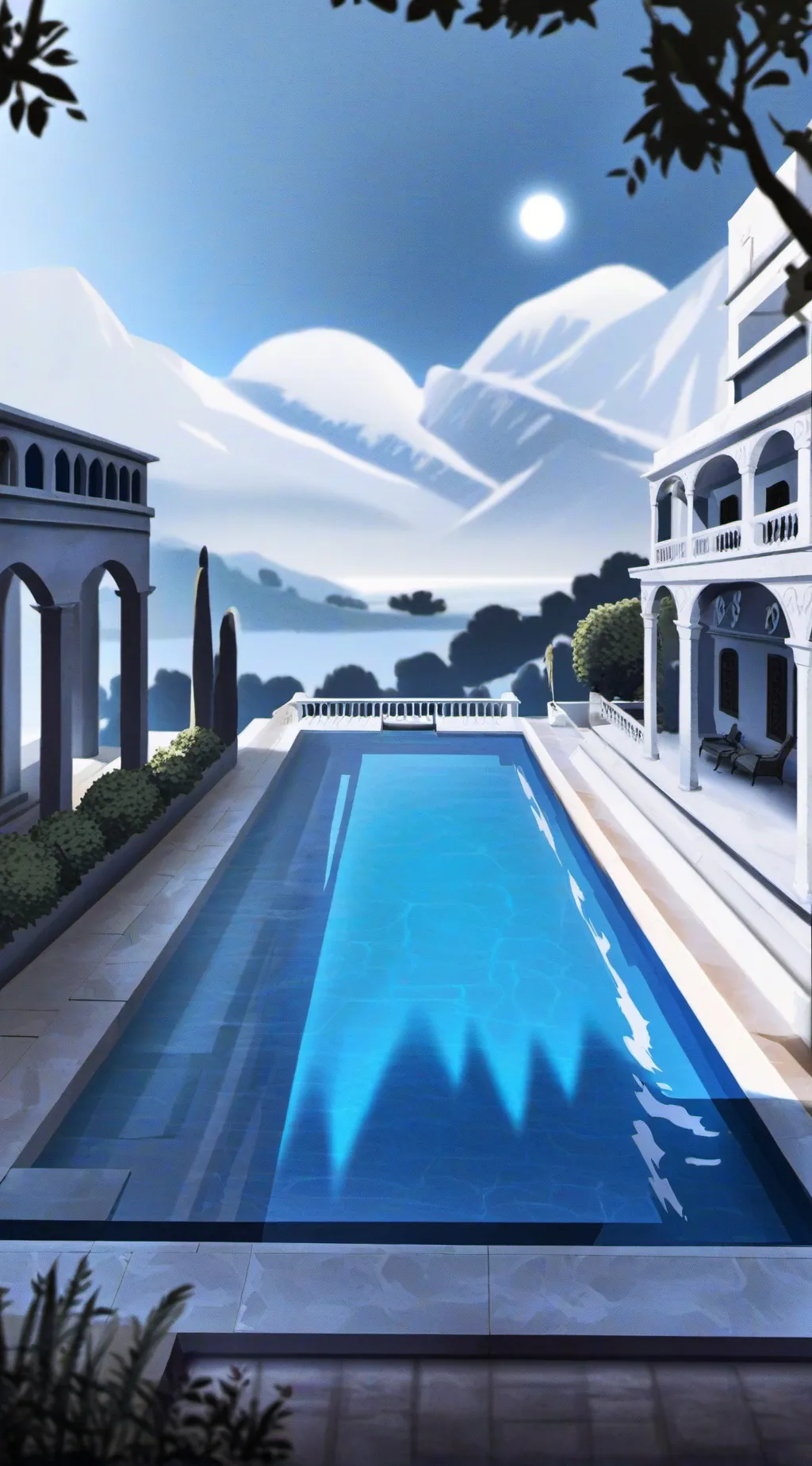ai character: HH Pool background