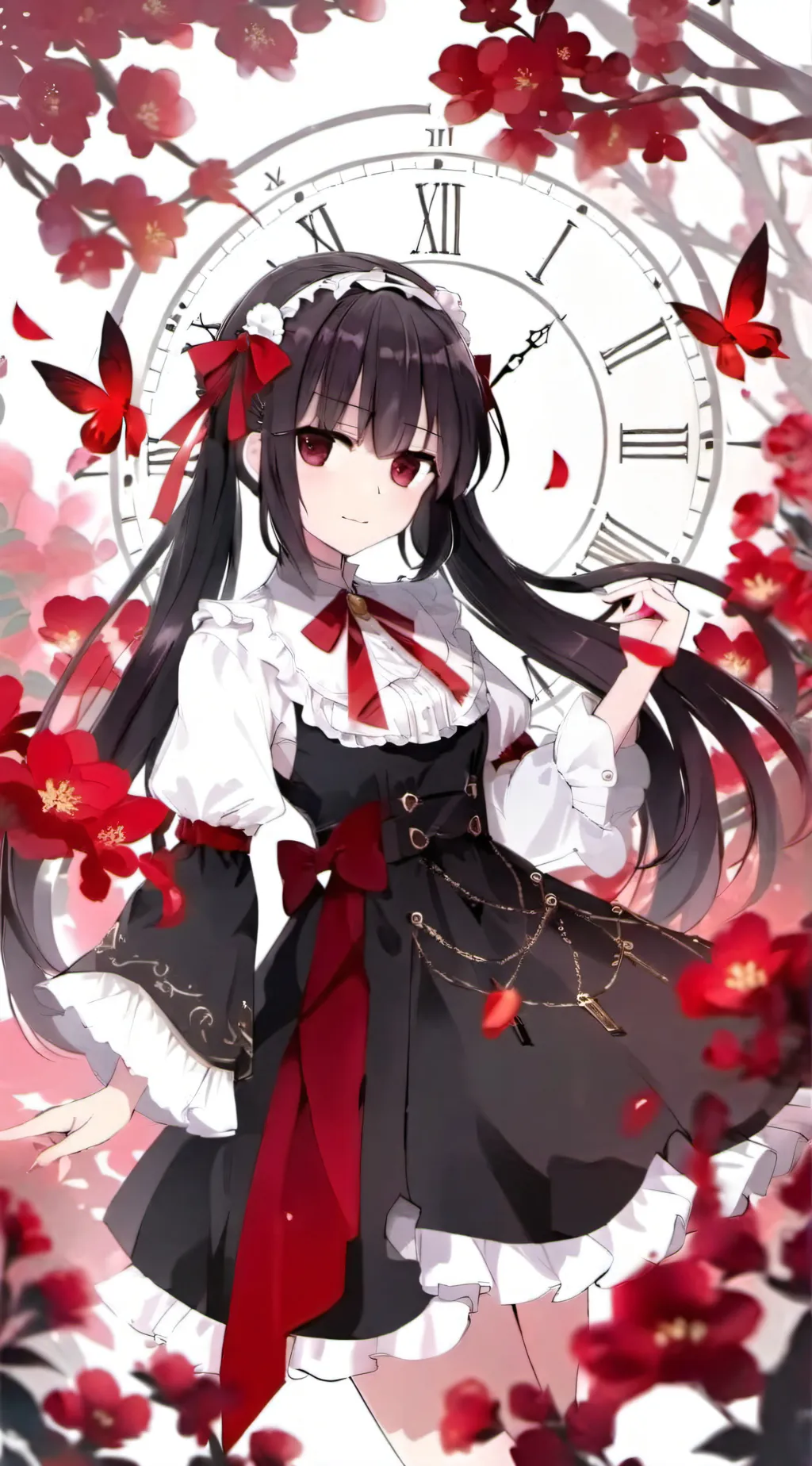 ai character: tokisaki kurumi  background