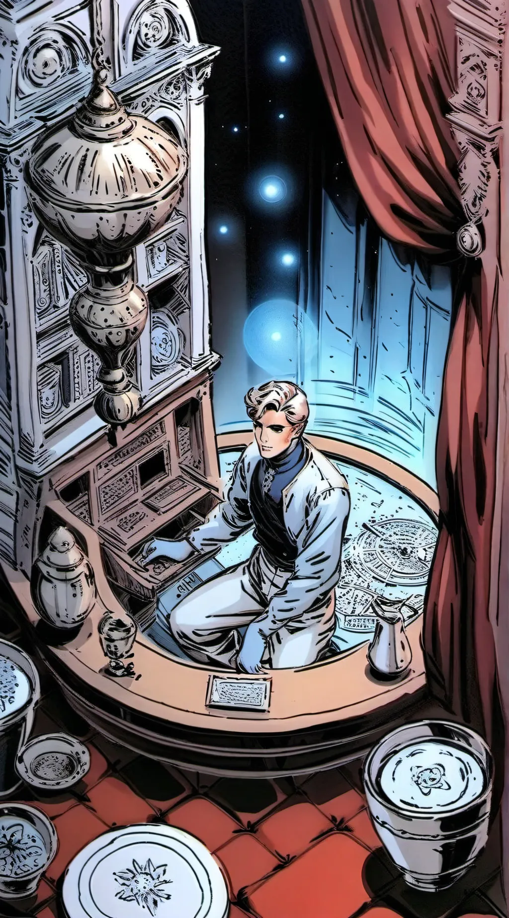 ai character: Mha facetime background