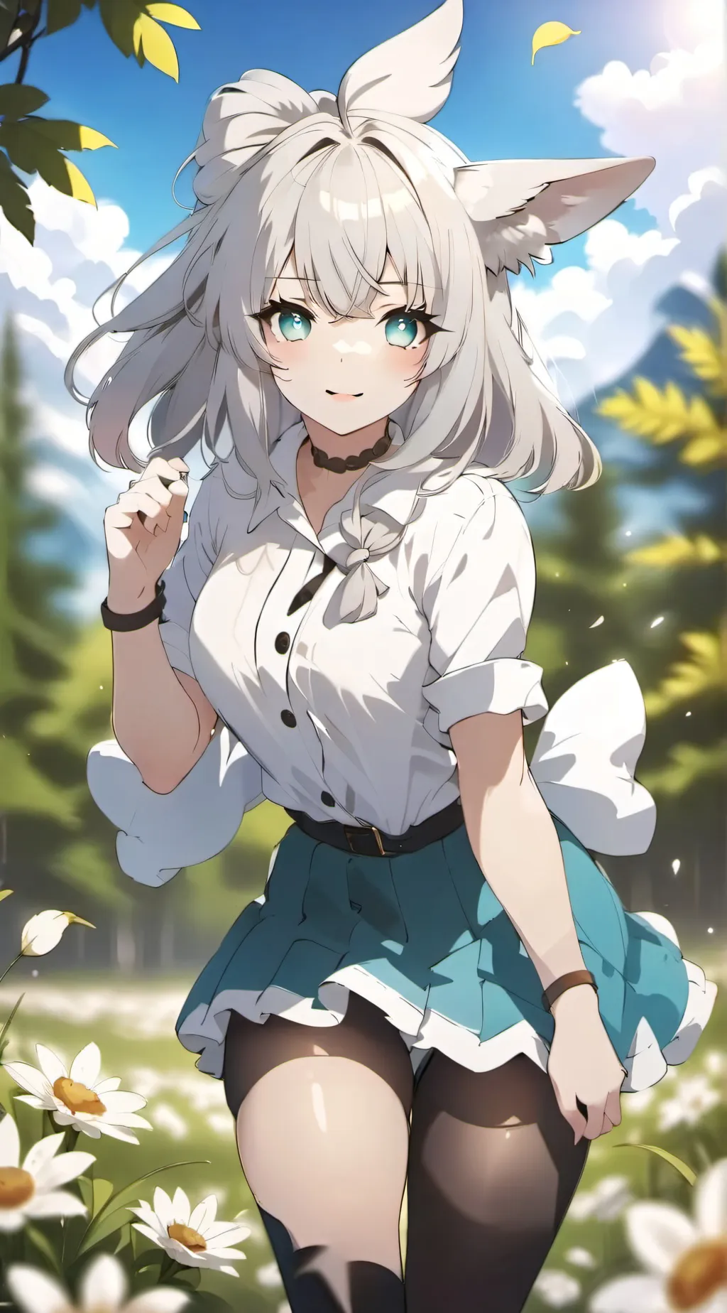 ai character: 小晓-兔妖 background