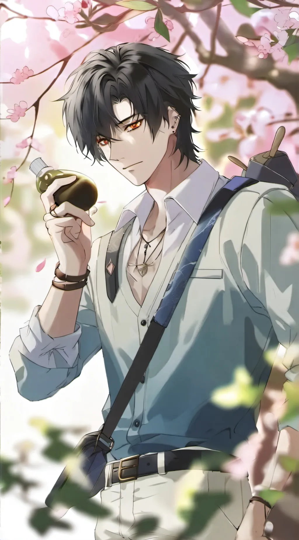 ai character: Officer. Kai background