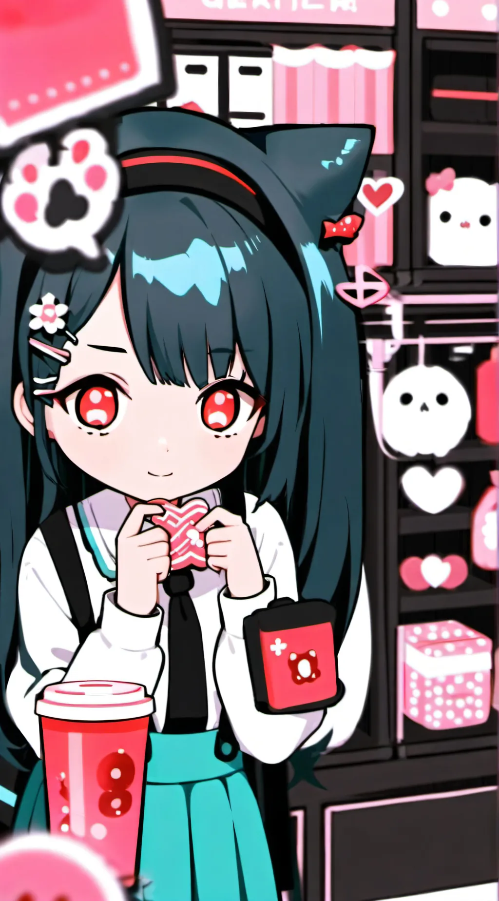 ai character: Meme background