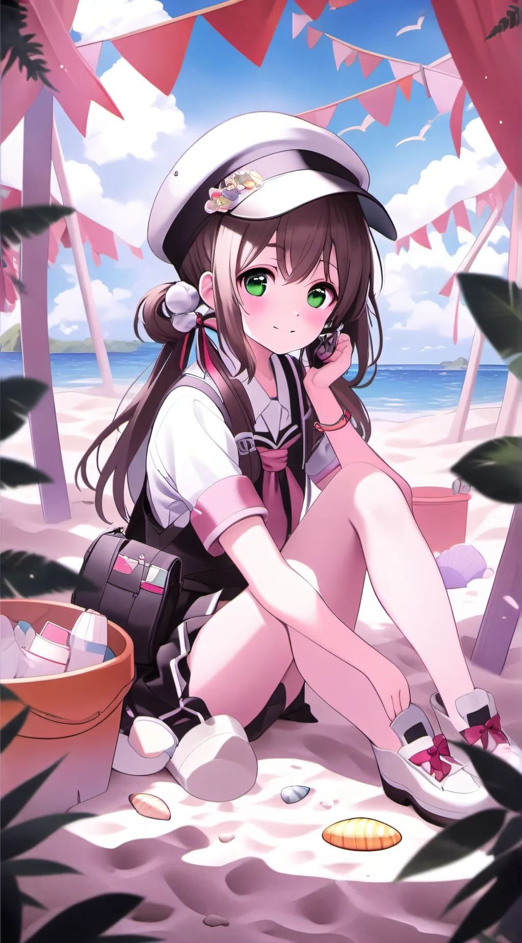 ai character: 安安 background