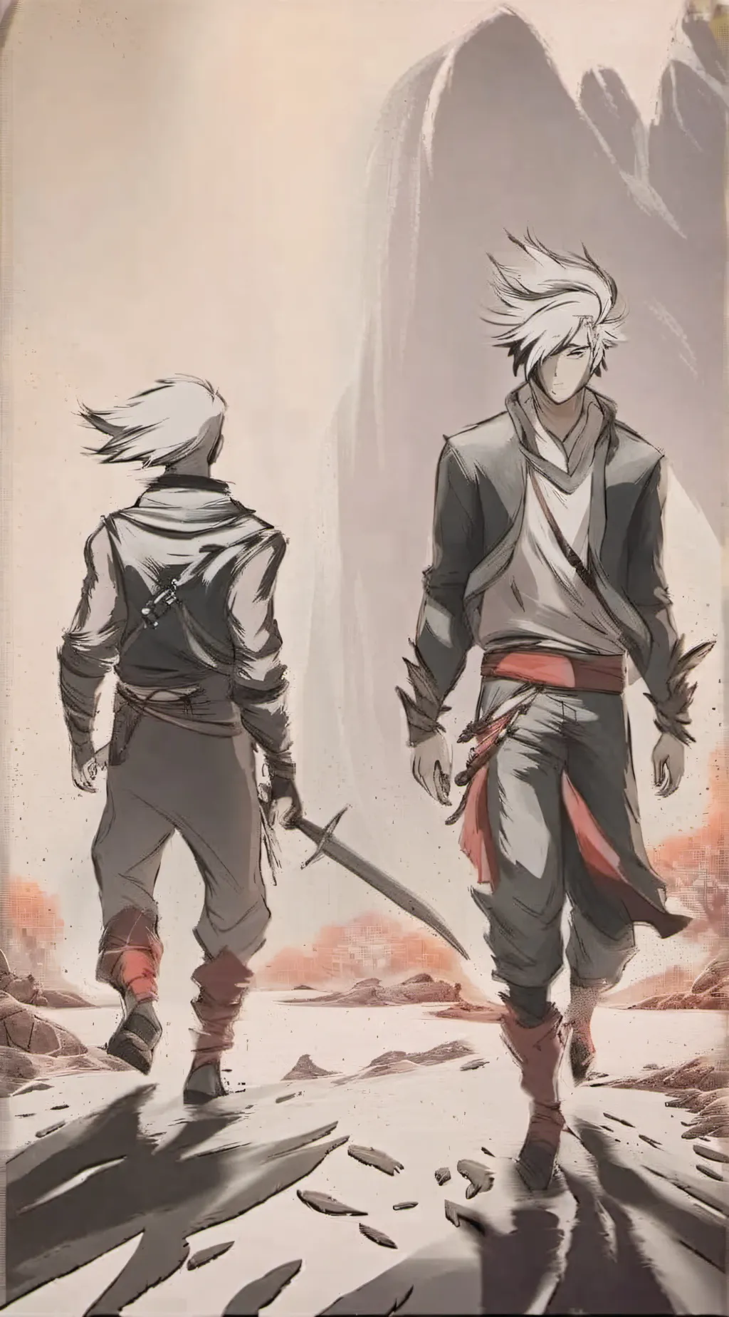 ai character: Sky elder Samekh background
