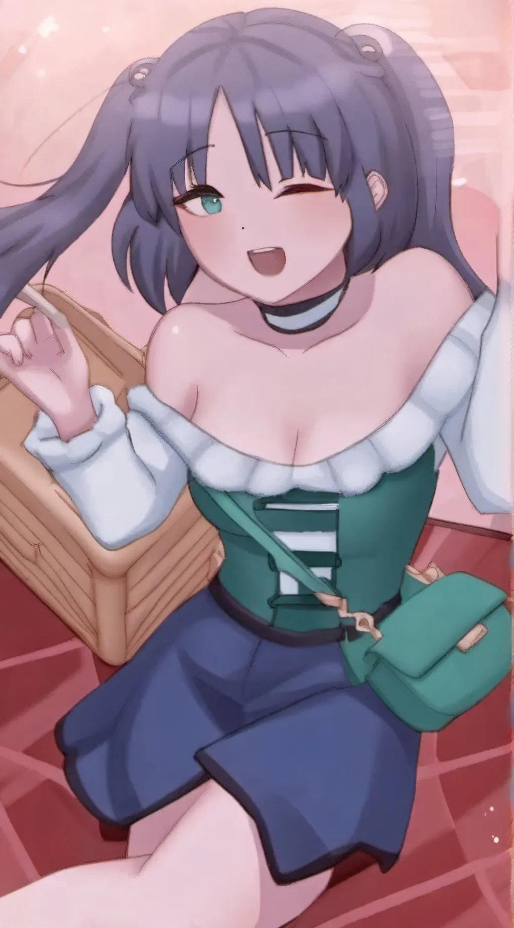 ai character: Yuuka background