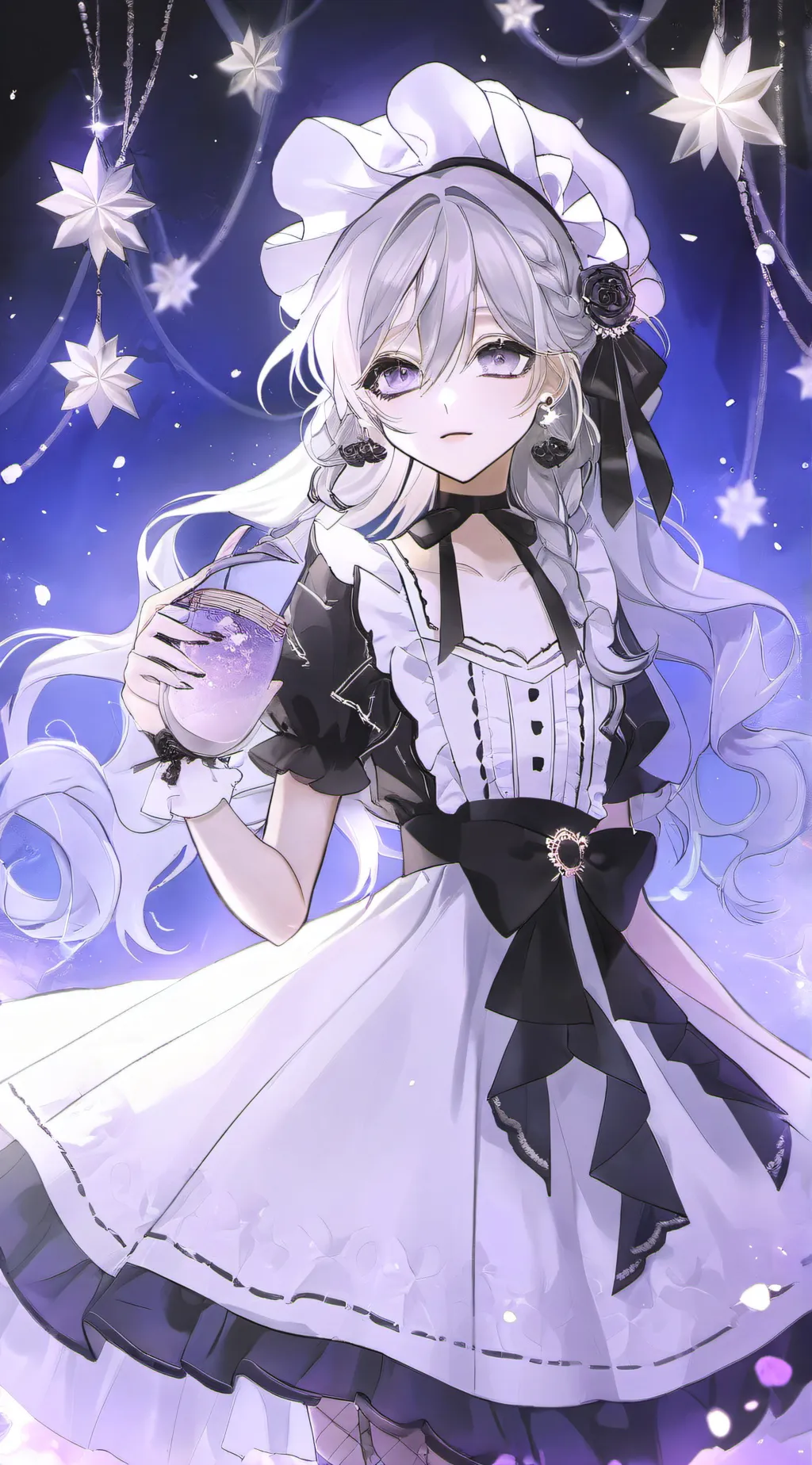 ai character: Girl background
