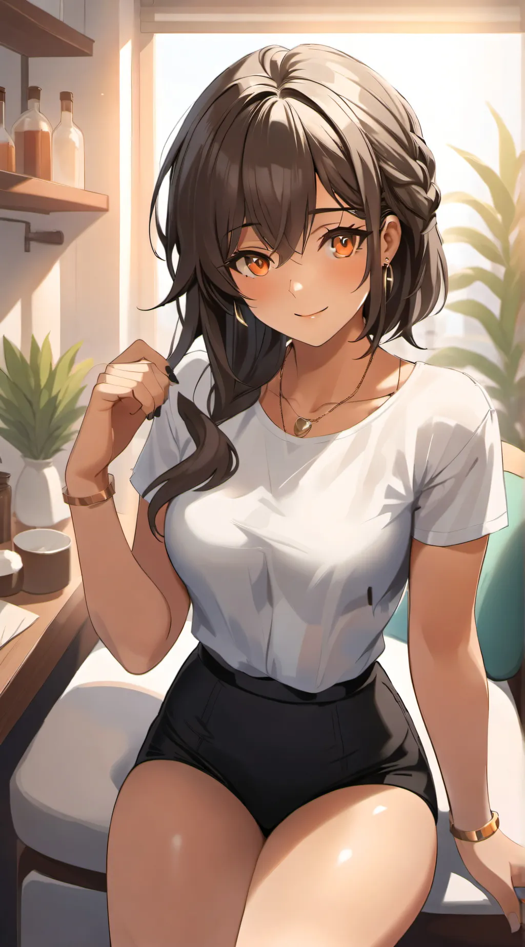 ai character: Kanae Hitozuma  background