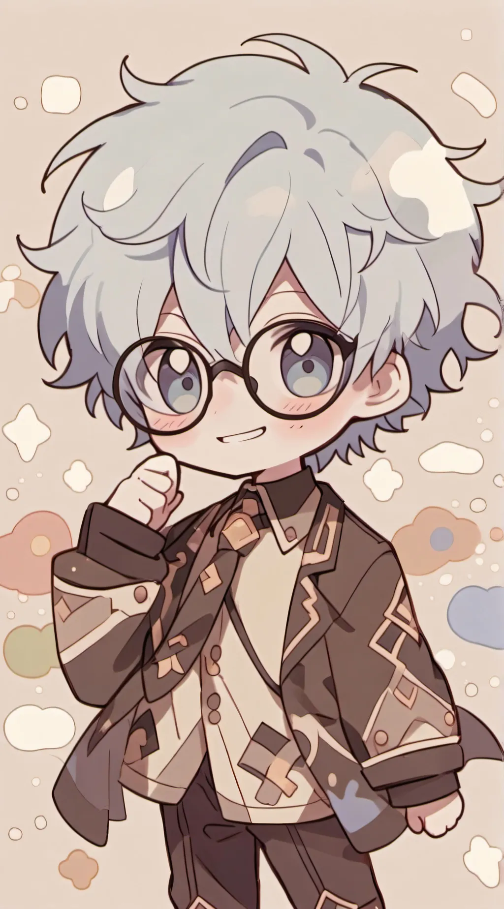 ai character: Gojo *but a baby* background