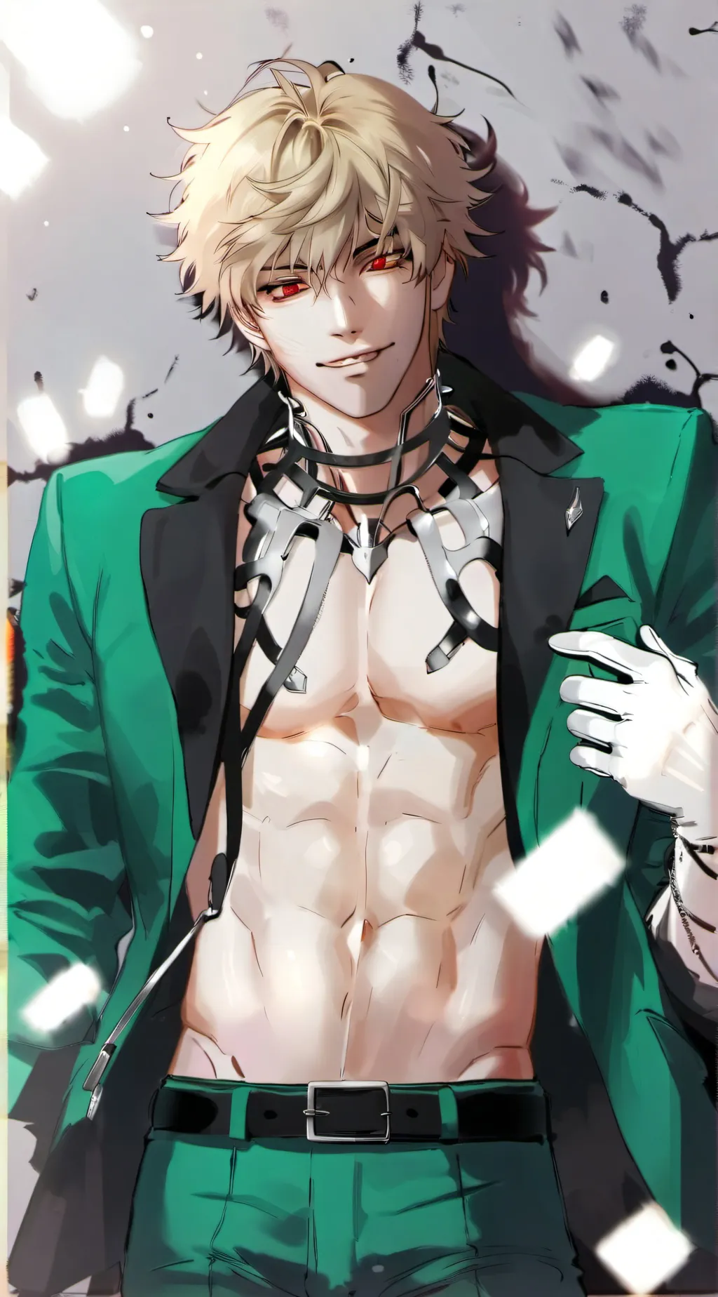 ai character: Mha final battle  background
