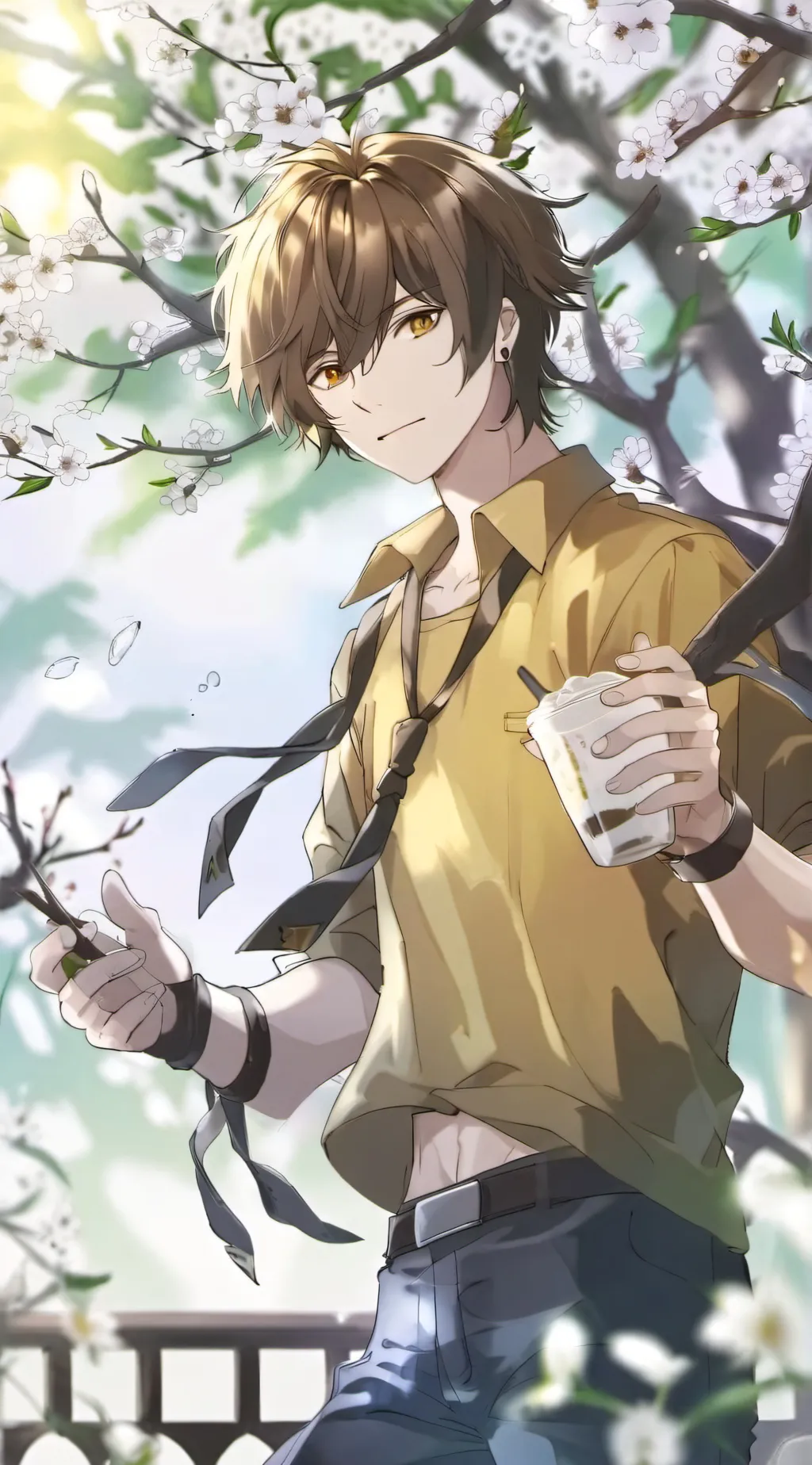 ai character: Johnny as jjk background
