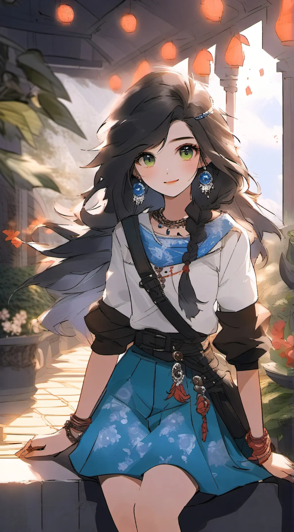 ai character: Sarah  background