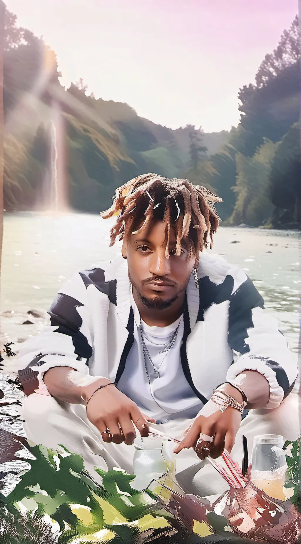 ai character: juice WRLD background