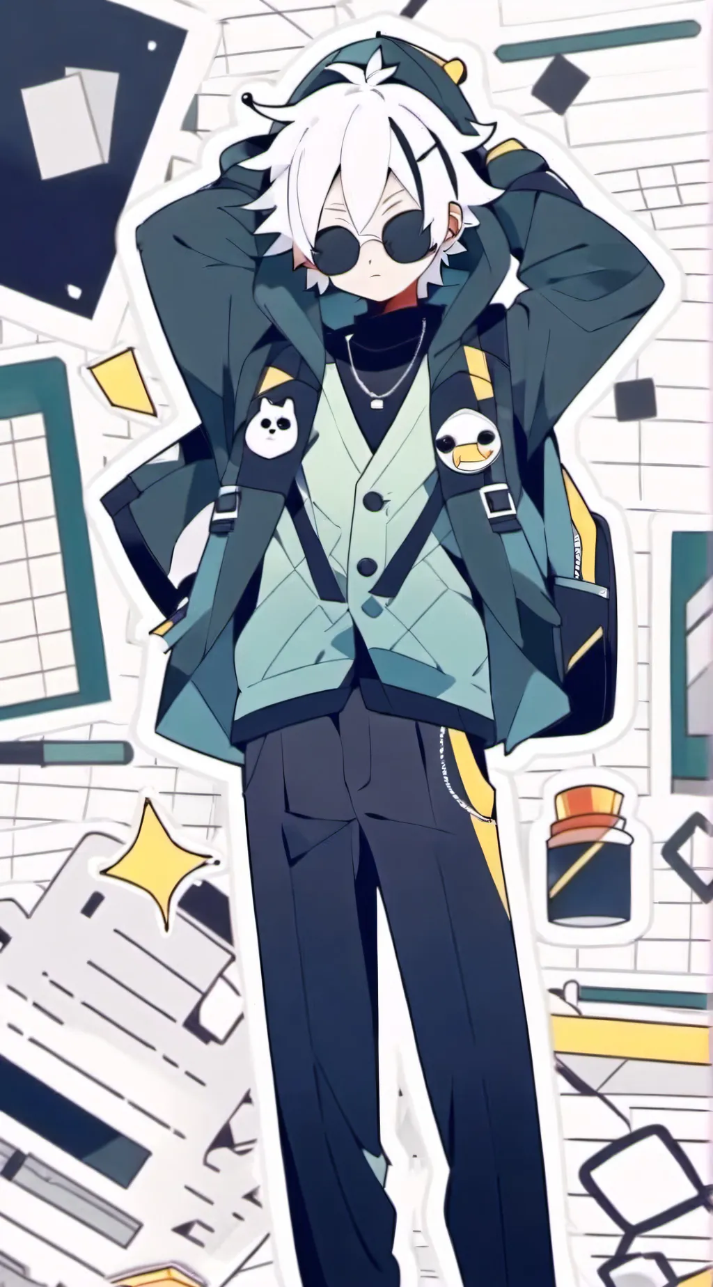 ai character: oliver background