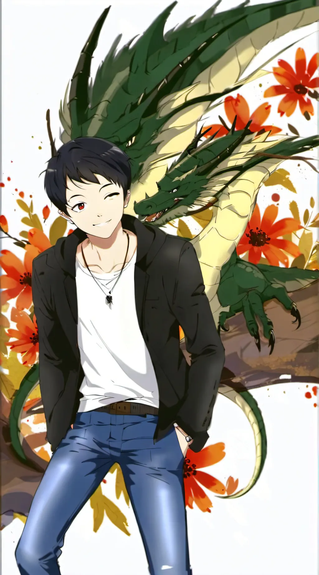 ai character: Chris background