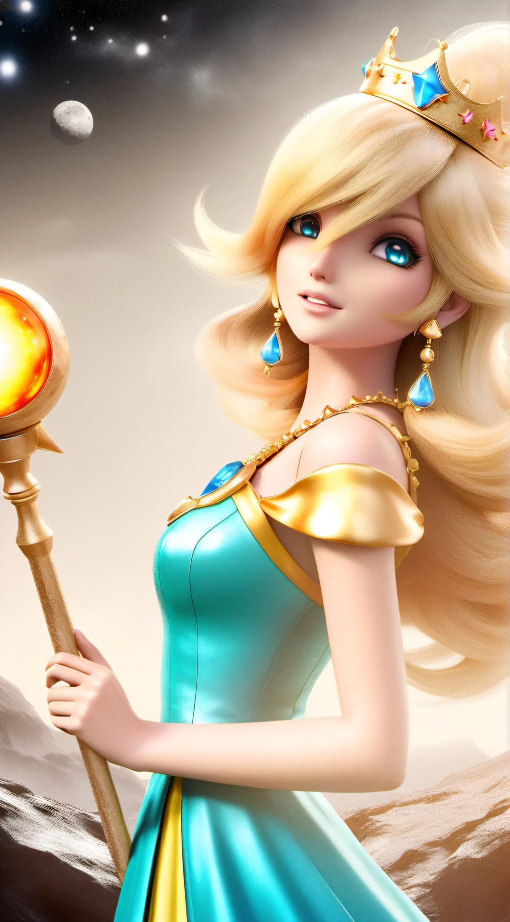 ai character: Rosalina background