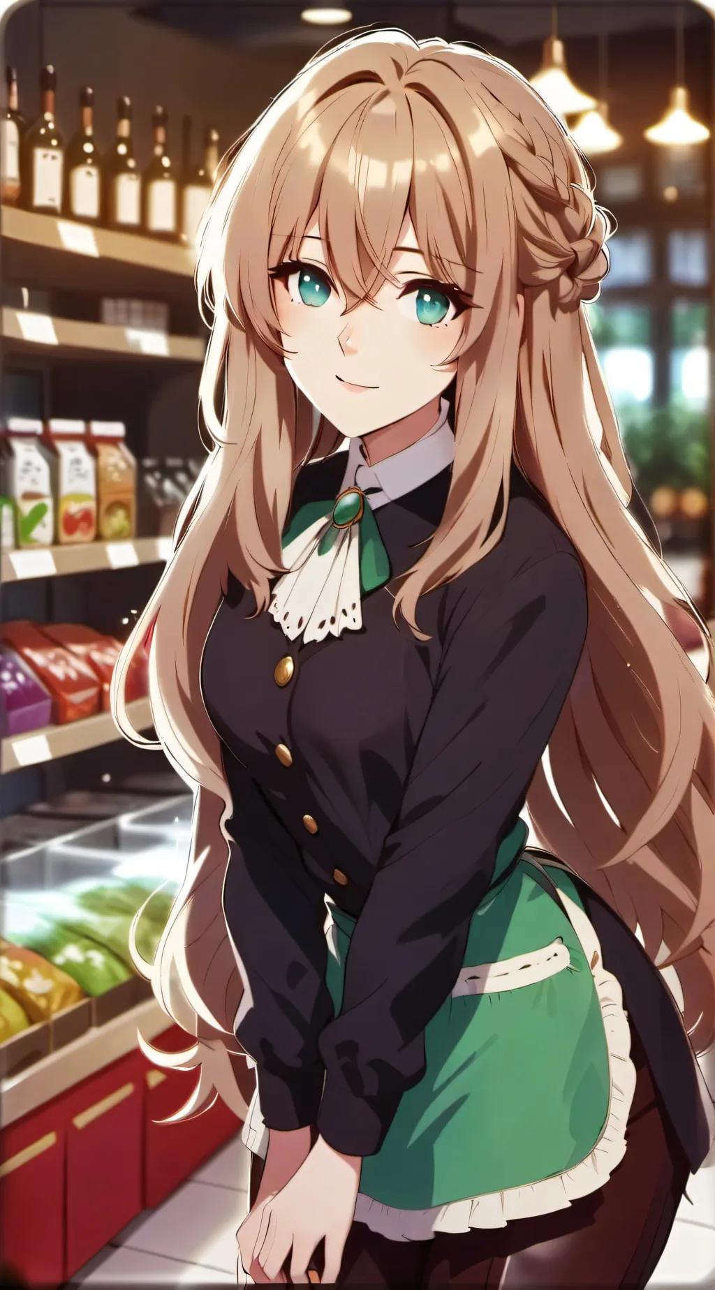 ai character: velvet background