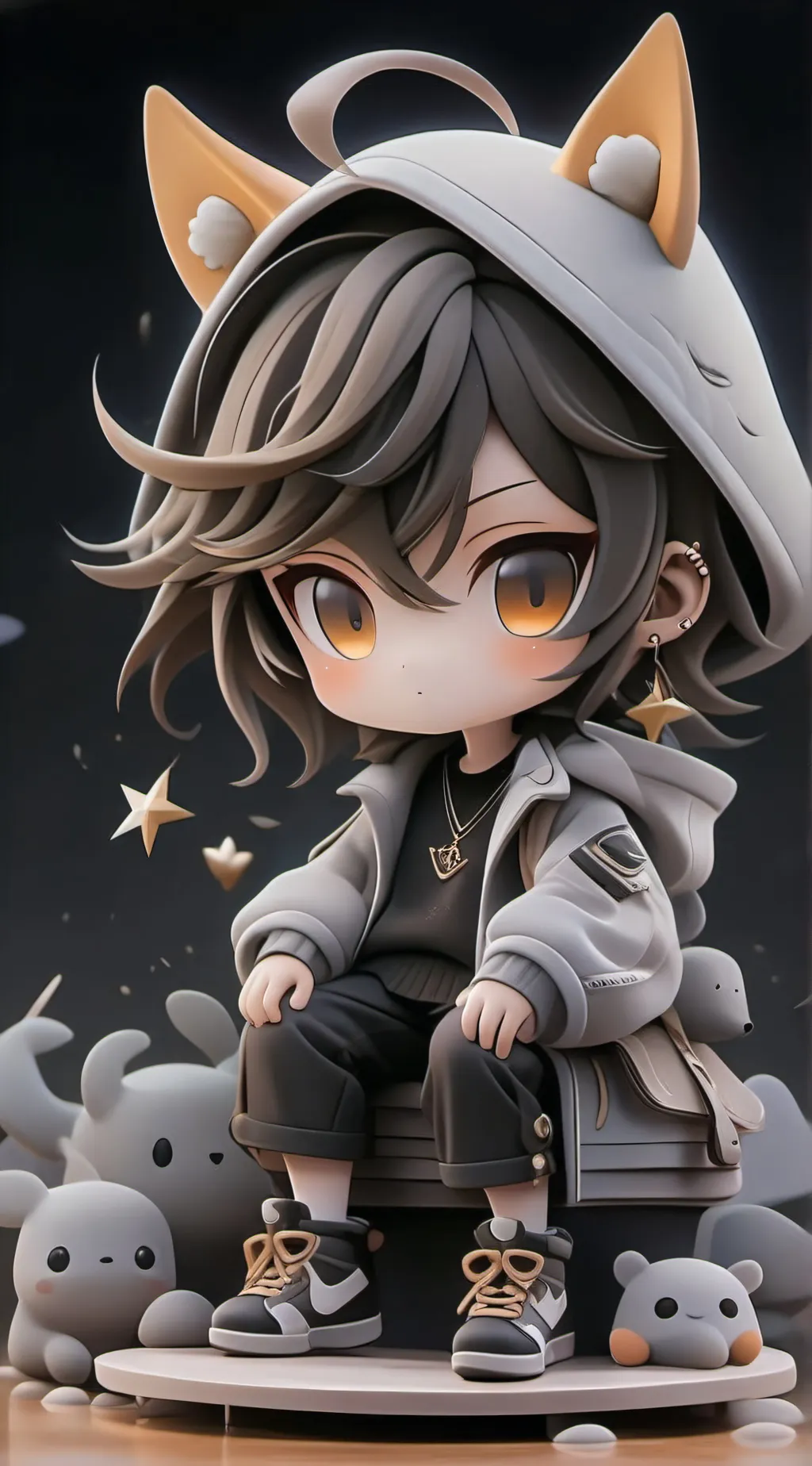 ai character: Levi background