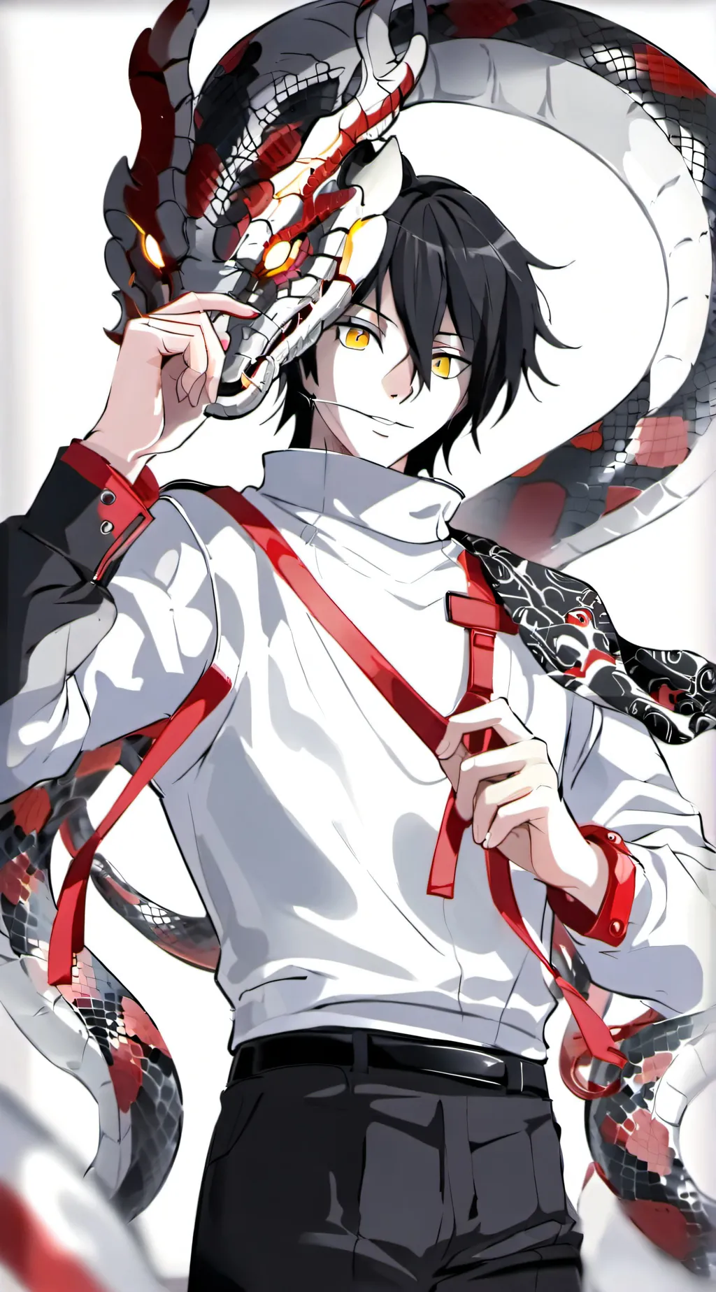 ai character: Iguro Obanai background