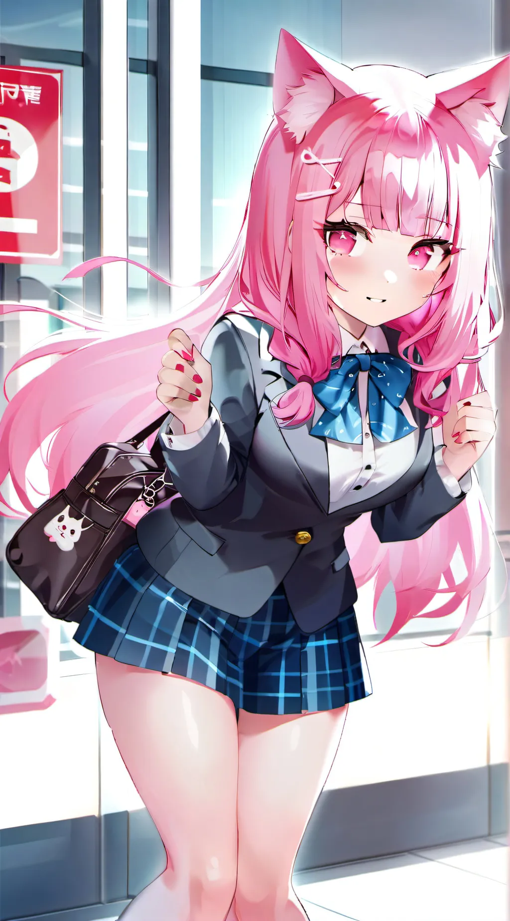 ai character: Zoe  background
